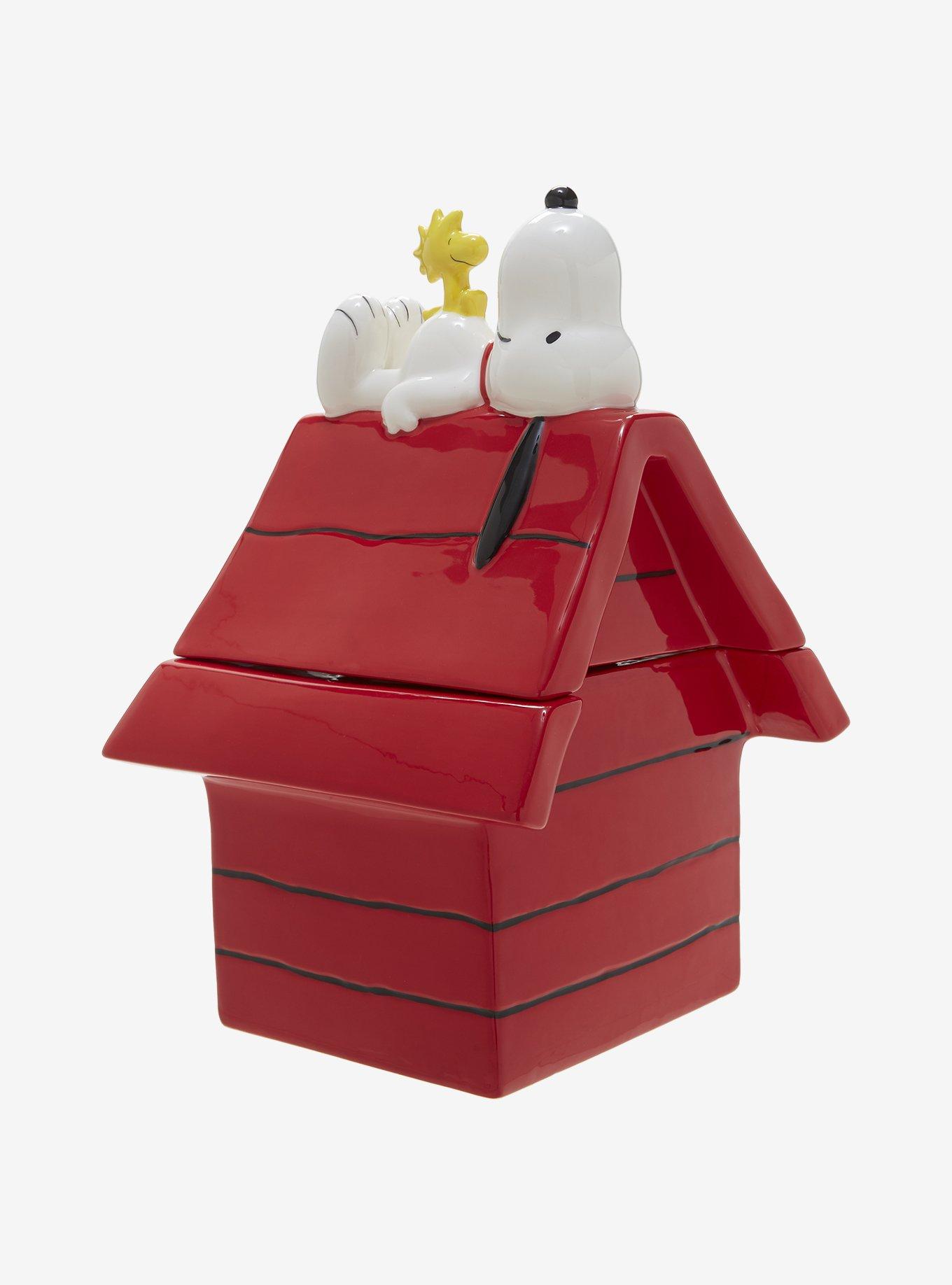 Peanuts Snoopy Doghouse Figural Cookie Jar, , alternate