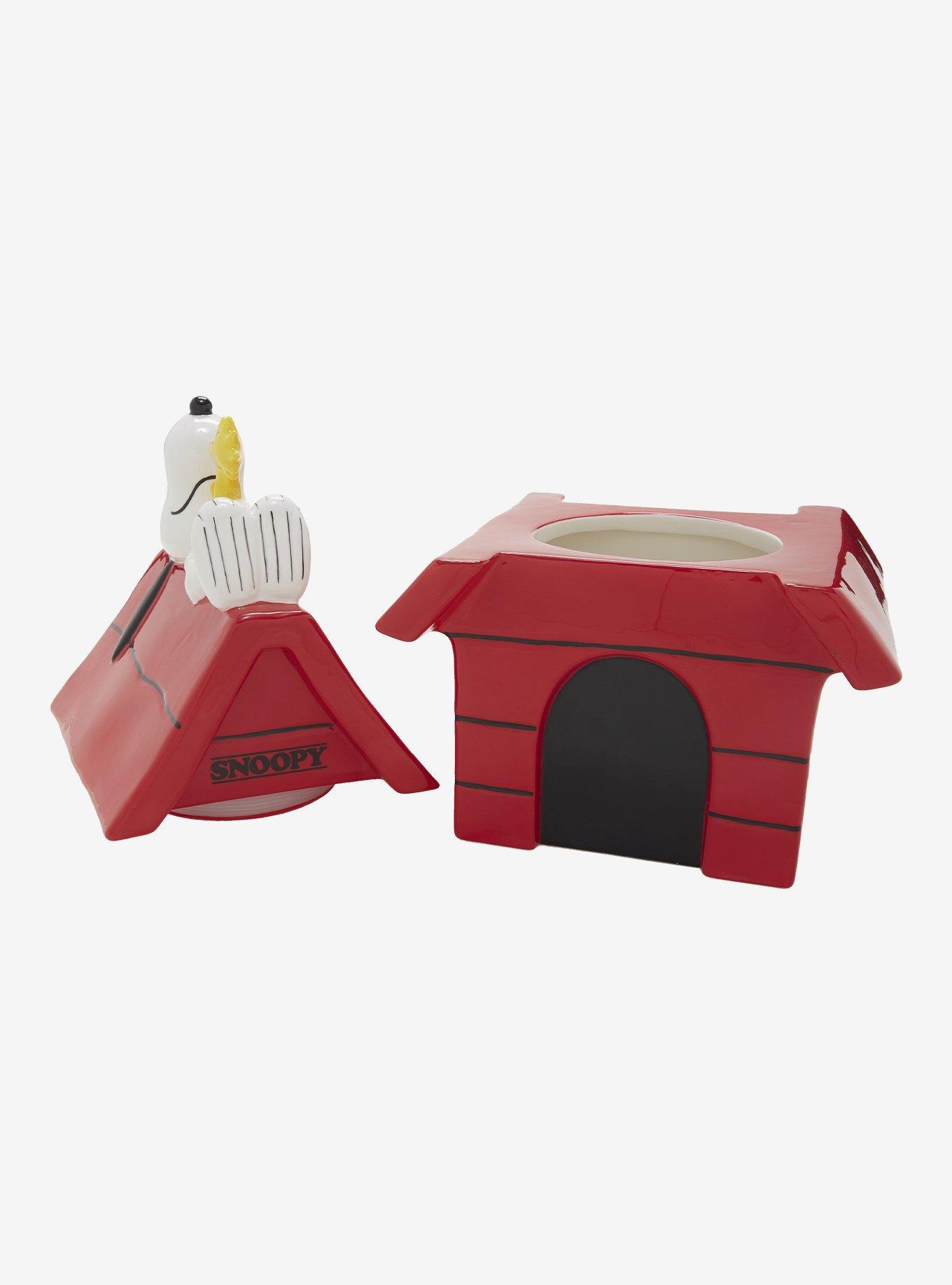 Peanuts Snoopy Doghouse Figural Cookie Jar, , alternate