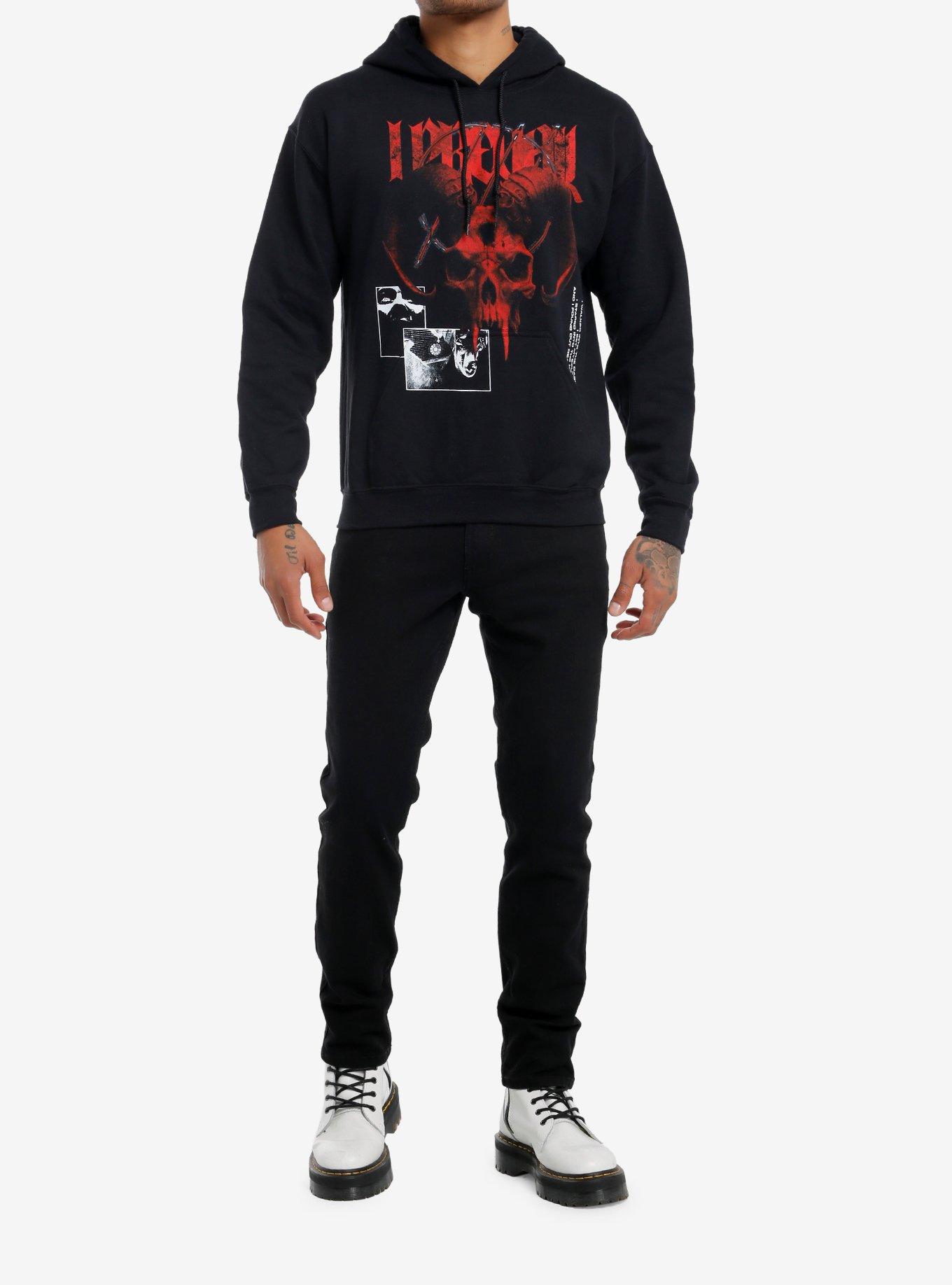 I Prevail Judgment Day Horned Demon Skull Hoodie, , hi-res