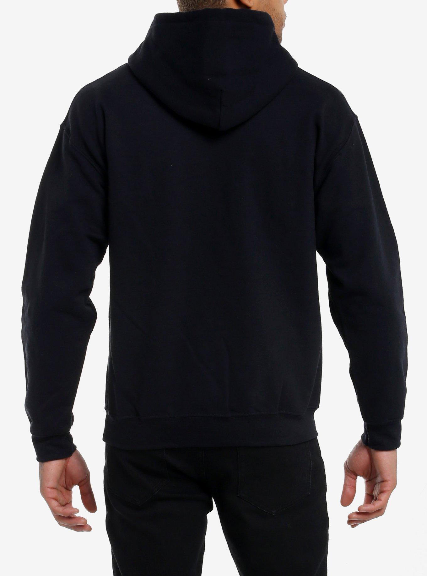 I Prevail Judgment Day Horned Demon Skull Hoodie, BLACK, alternate