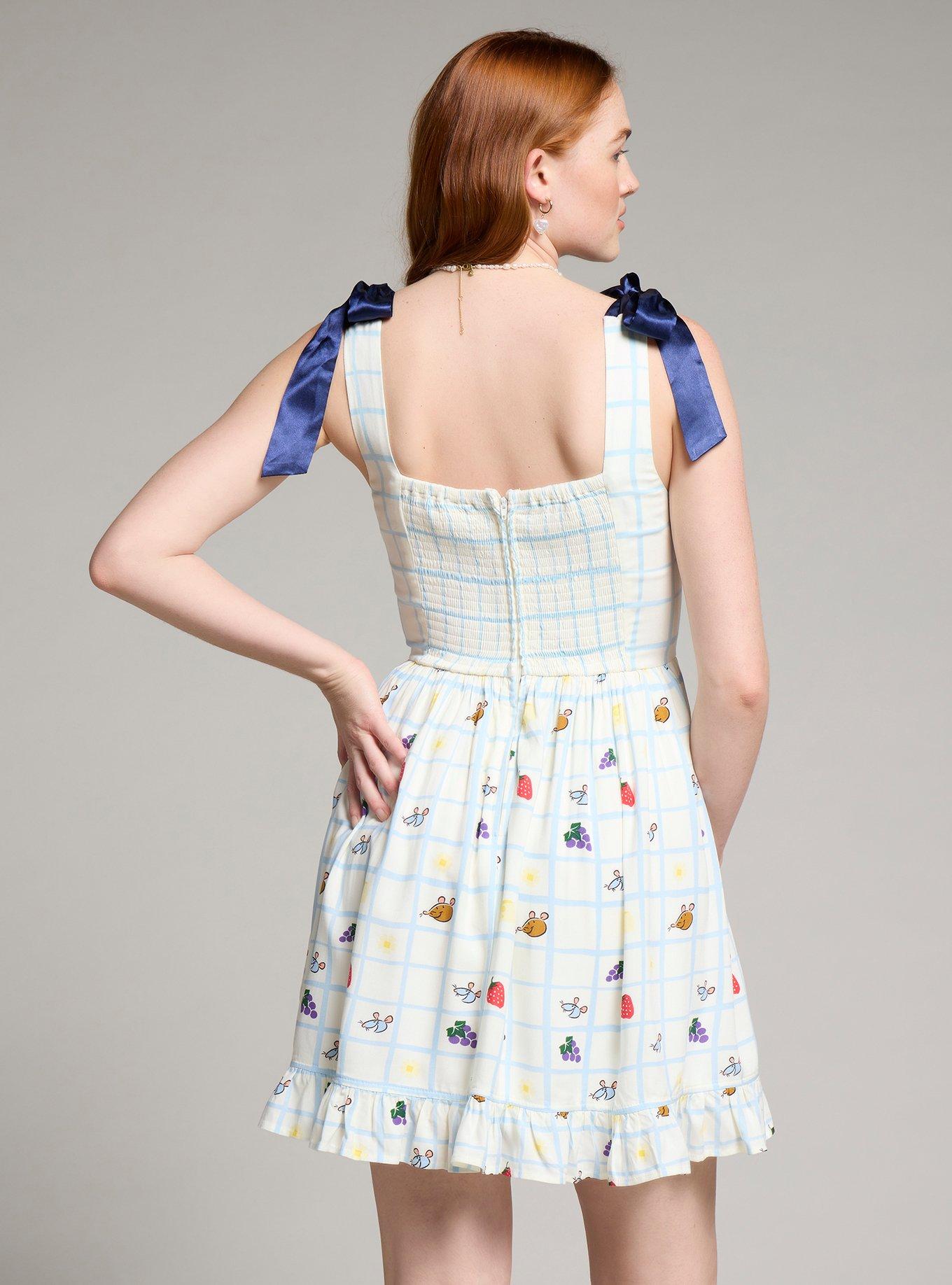 Her Universe Disney Pixar Ratatouille Food Gingham Tank Dress — BoxLunch Exclusive, CREAM, alternate