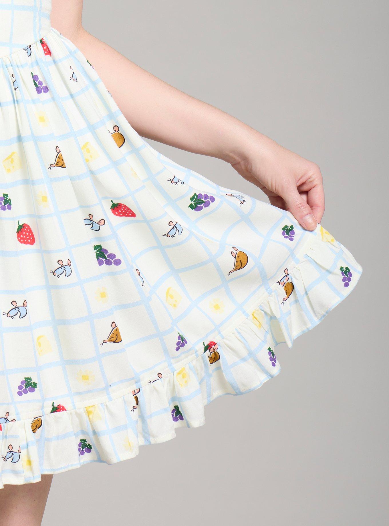 Her Universe Disney Pixar Ratatouille Food Gingham Tank Dress — BoxLunch Exclusive, CREAM, alternate