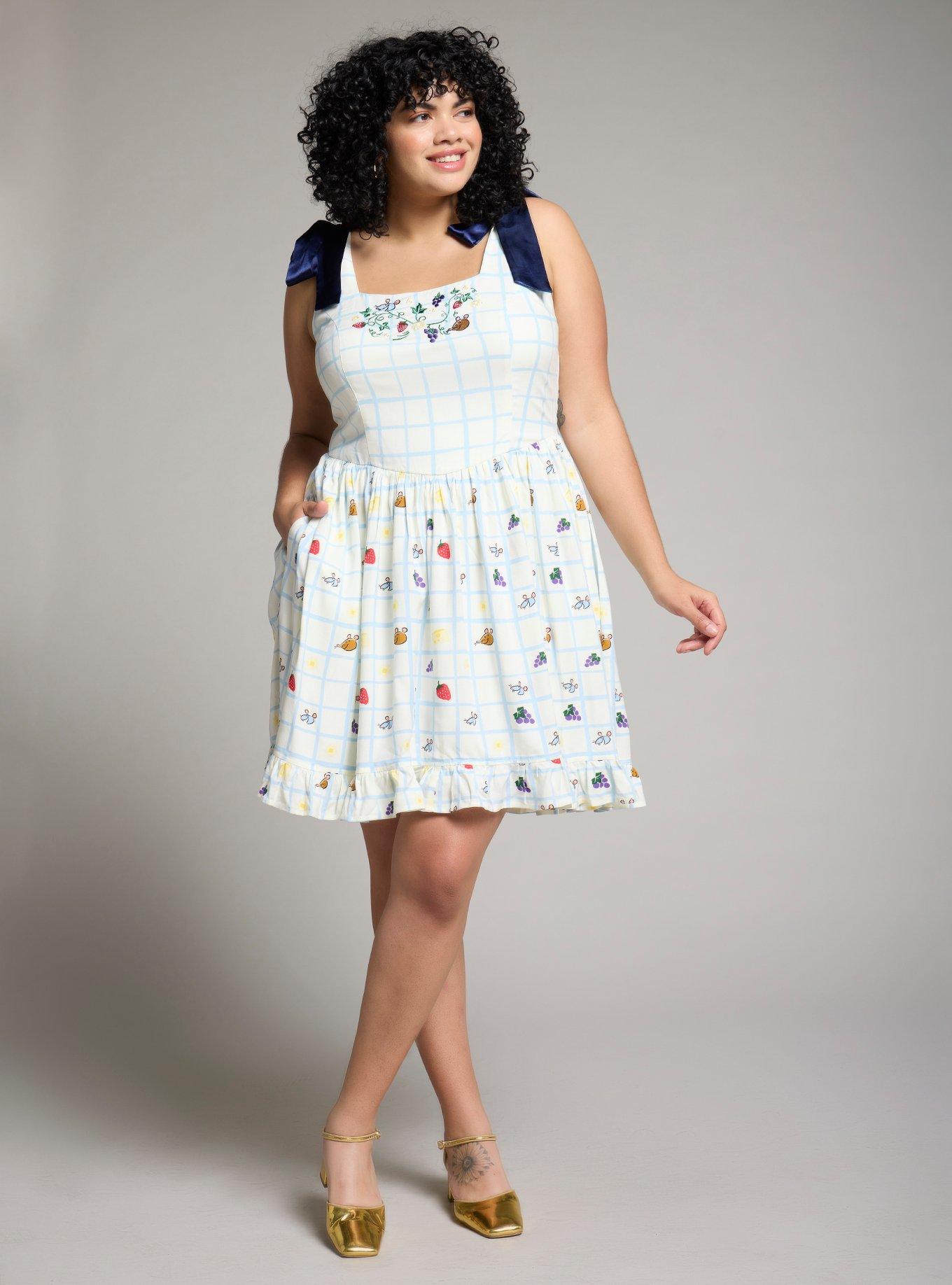 Her Universe Disney Pixar Ratatouille Food Gingham Plus Size Tank Dress — BoxLunch Exclusive, , hi-res