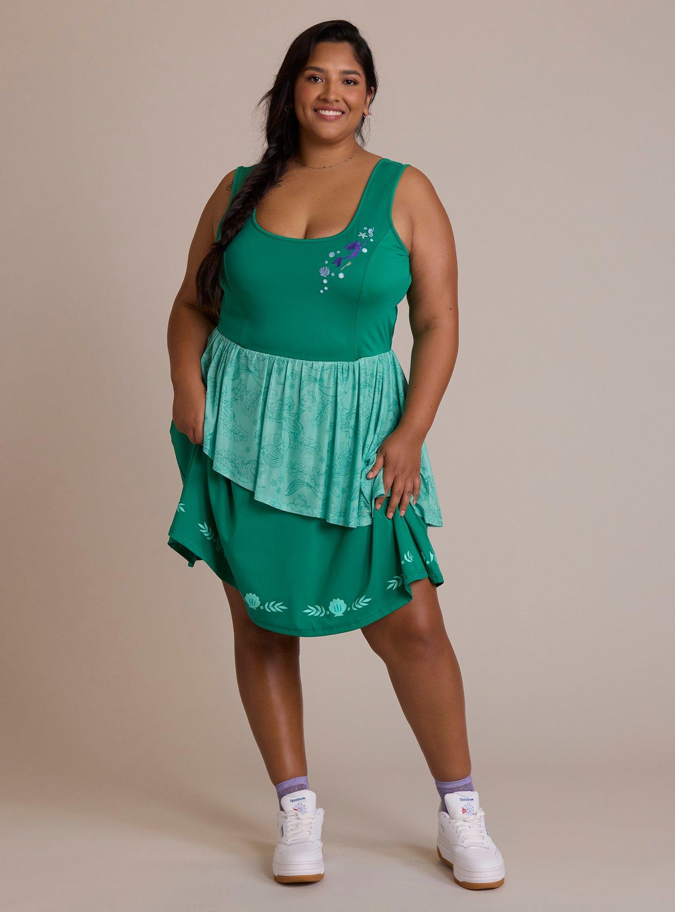 Her Universe Disney The Little Mermaid Ariel Athletic Dress Plus Size Her Universe Exclusive, , hi-res