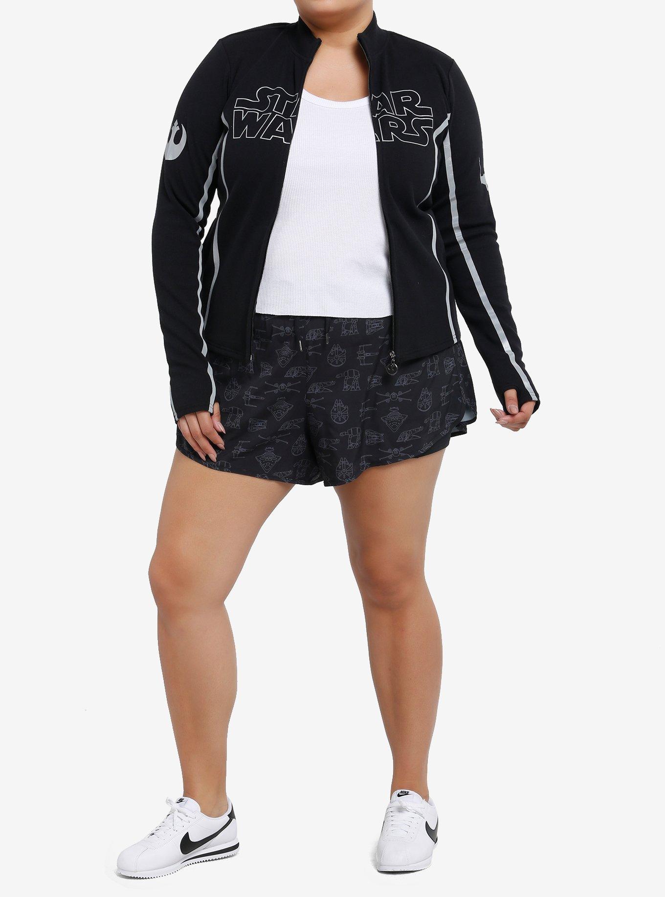 Her Universe Star Wars Logo Active Jacket Plus Size Her Universe Exclusive, , hi-res