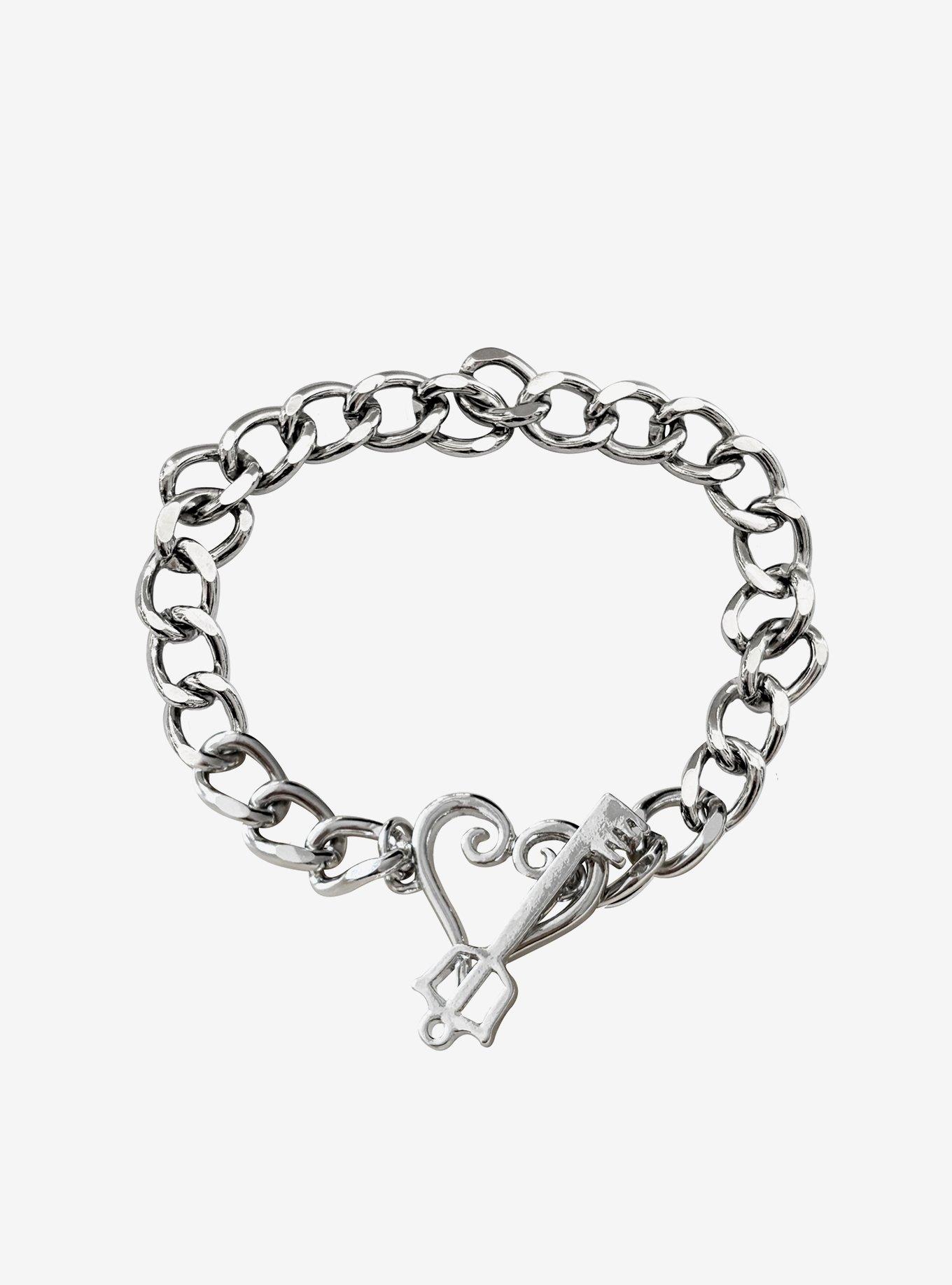 Her Universe Disney Kingdom Hearts Keyblade Toggle Chain Bracelet, , alternate