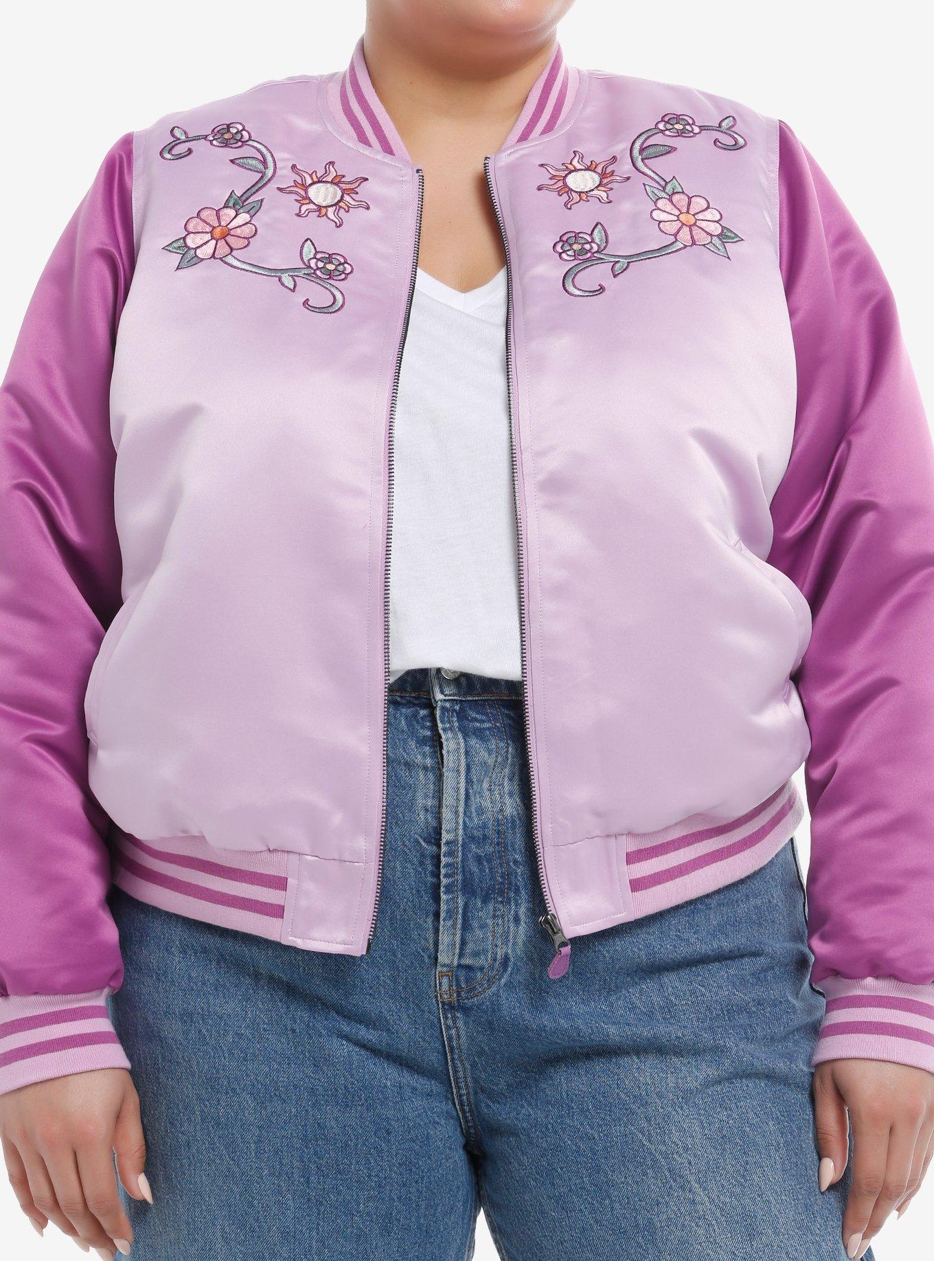 Her Universe Disney Tangled Rapunzel Icons Varsity Jacket Plus Size Her Universe Exclusive, , hi-res