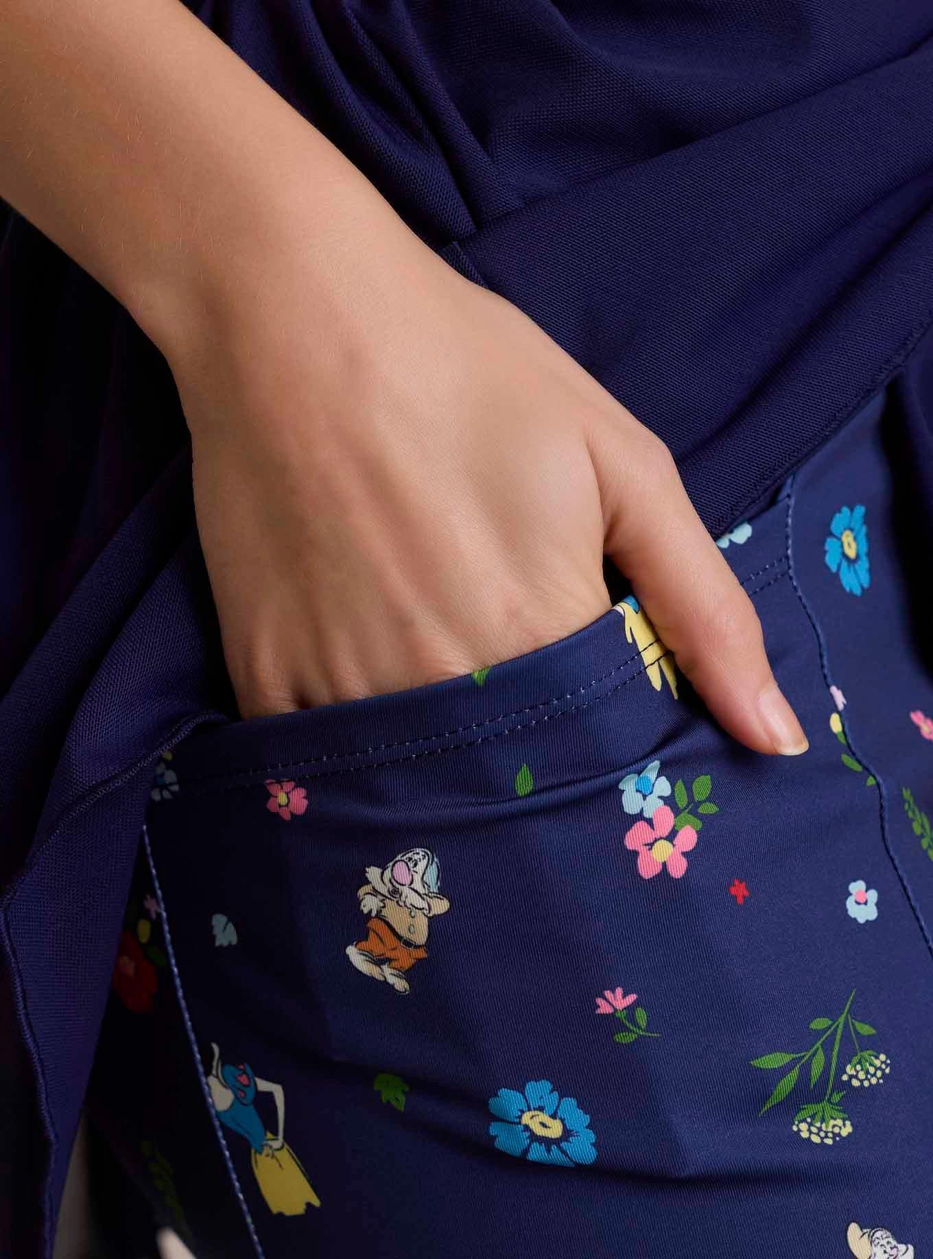 Her Universe Disney Snow White And The Seven Dwarfs Athletic Skort Her Universe Exclusive, NAVY, alternate