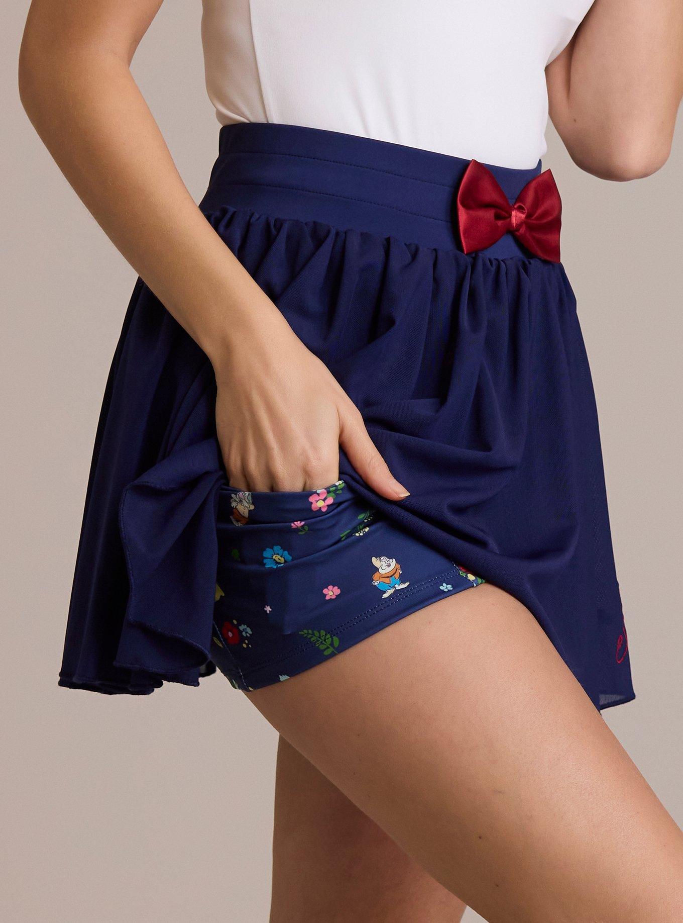 Her Universe Disney Snow White And The Seven Dwarfs Athletic Skort Her Universe Exclusive, NAVY, alternate