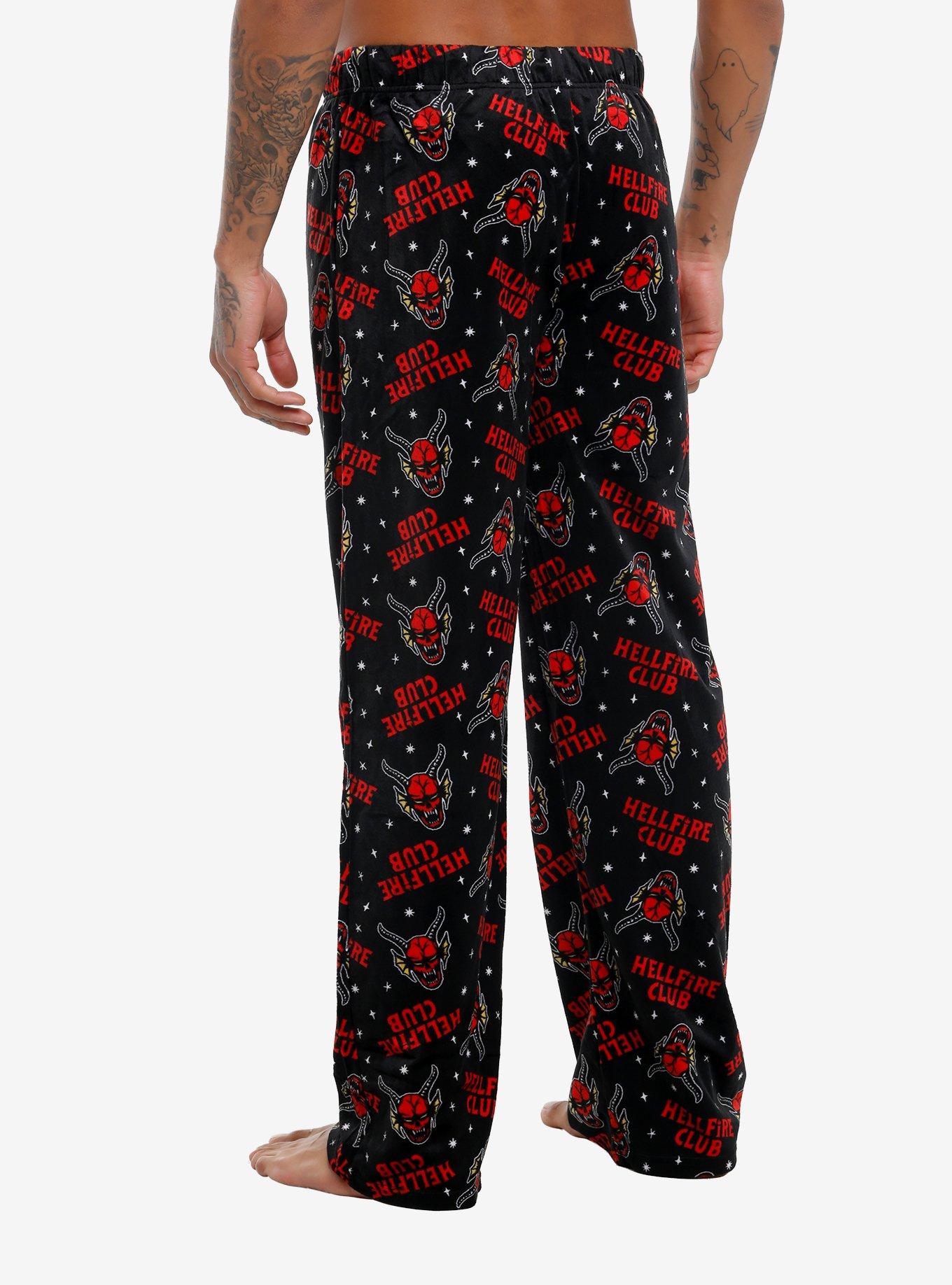 Stranger Things Hellfire Club Pajama Pants, MULTI, alternate