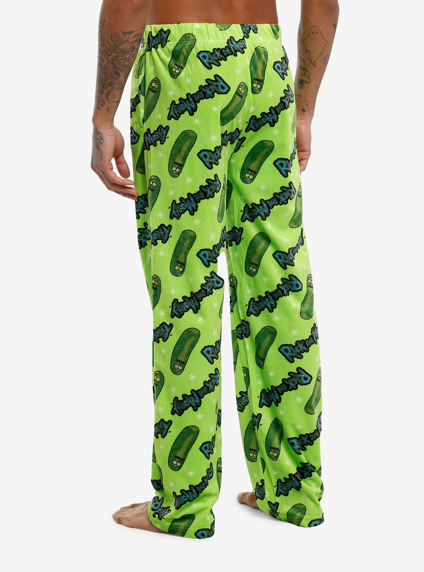 Rick And Morty Pickle Rick Pajama Pants, , hi-res