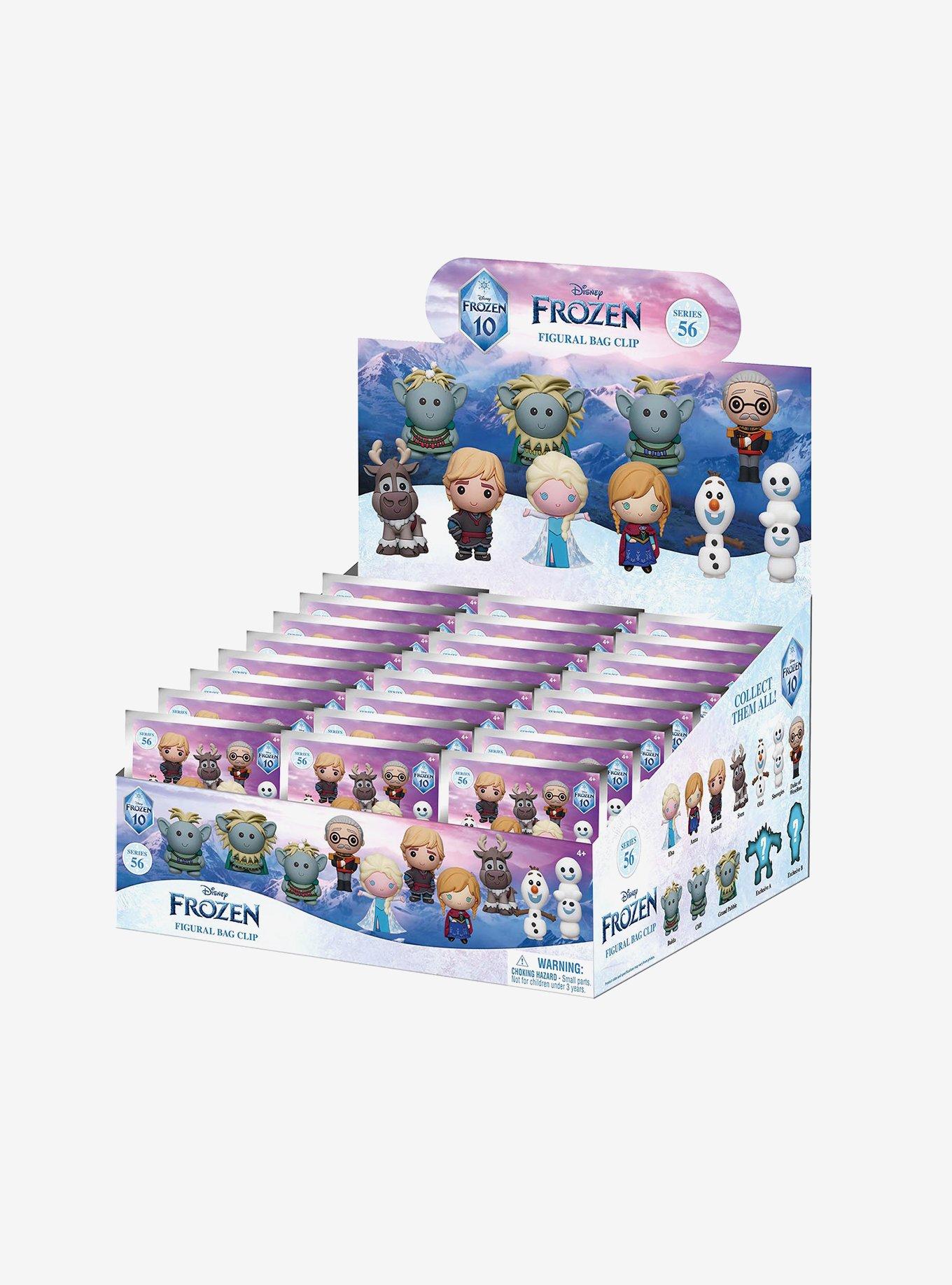Disney Frozen Characters 10th Anniversary Blind Bag Figural Bag Clip, , alternate