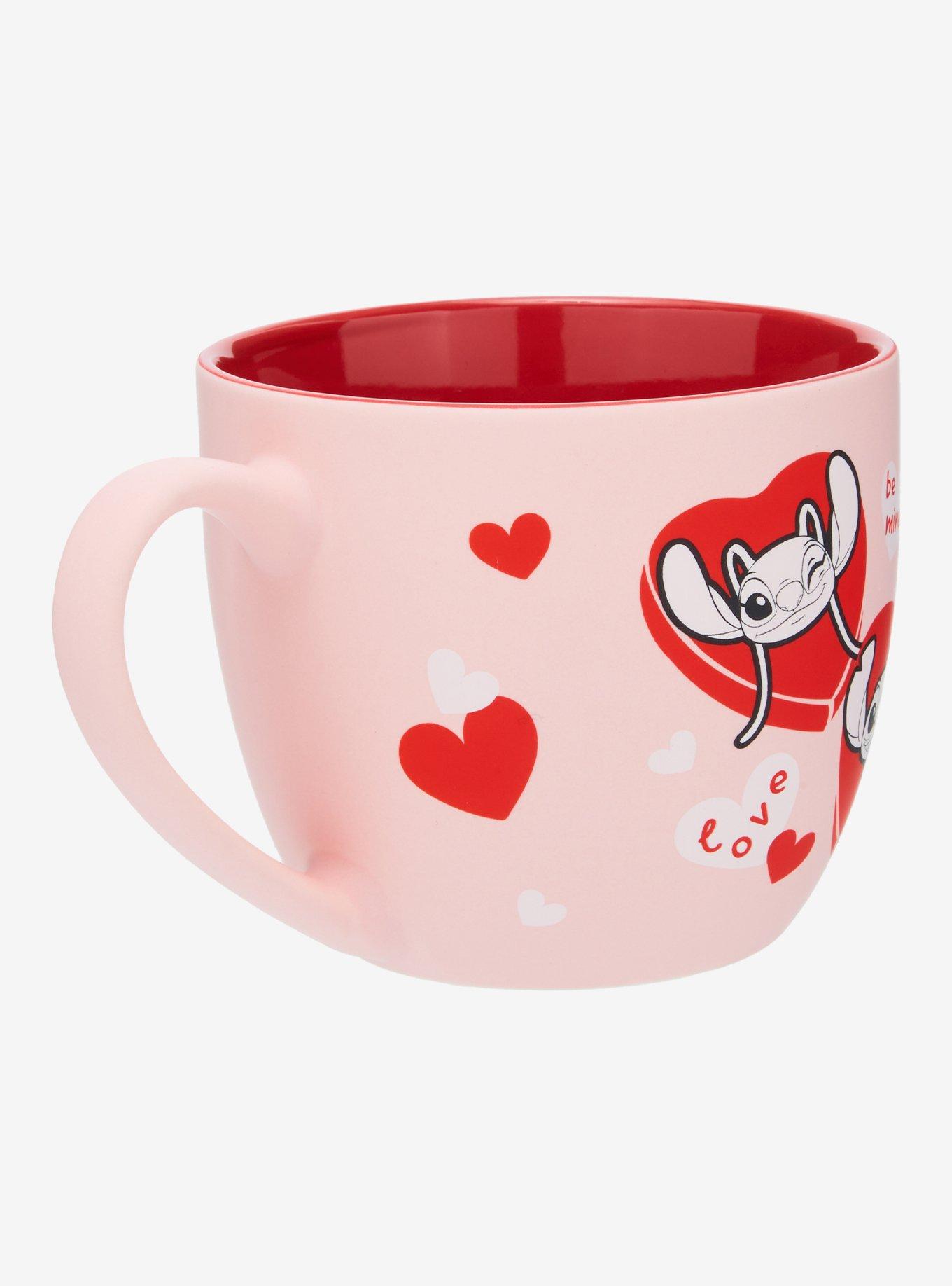 Disney Lilo & Stitch Angel & Stitch Be Mine Mug, , hi-res