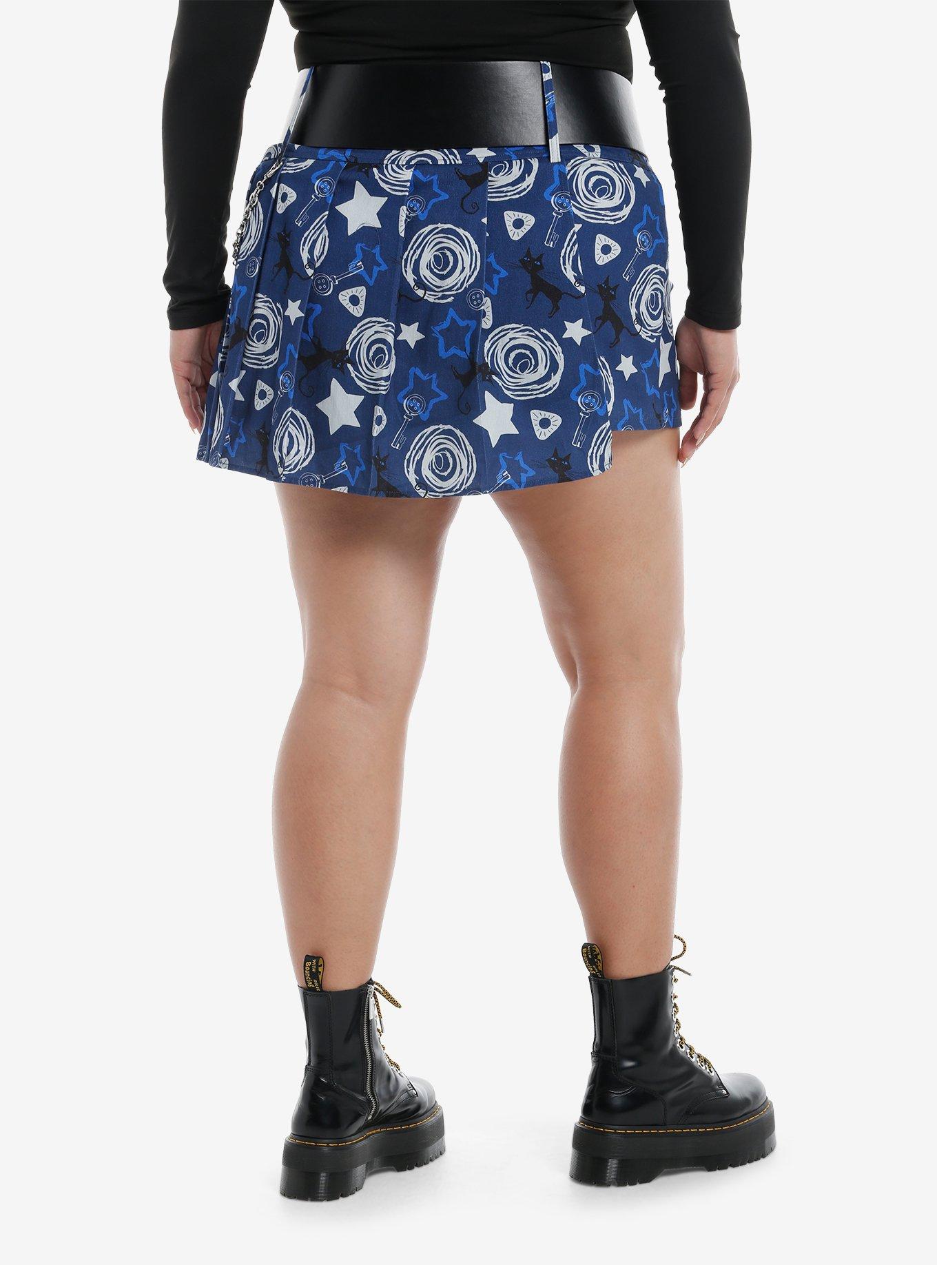 Coraline Icons Wide Belt Mini Skirt, , hi-res