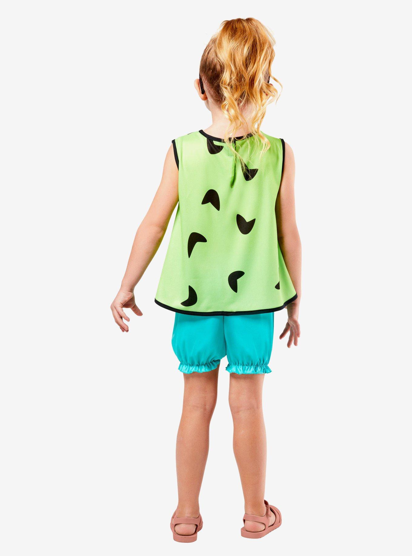The Flintstones Pebbles Toddler Costume, GREEN, alternate