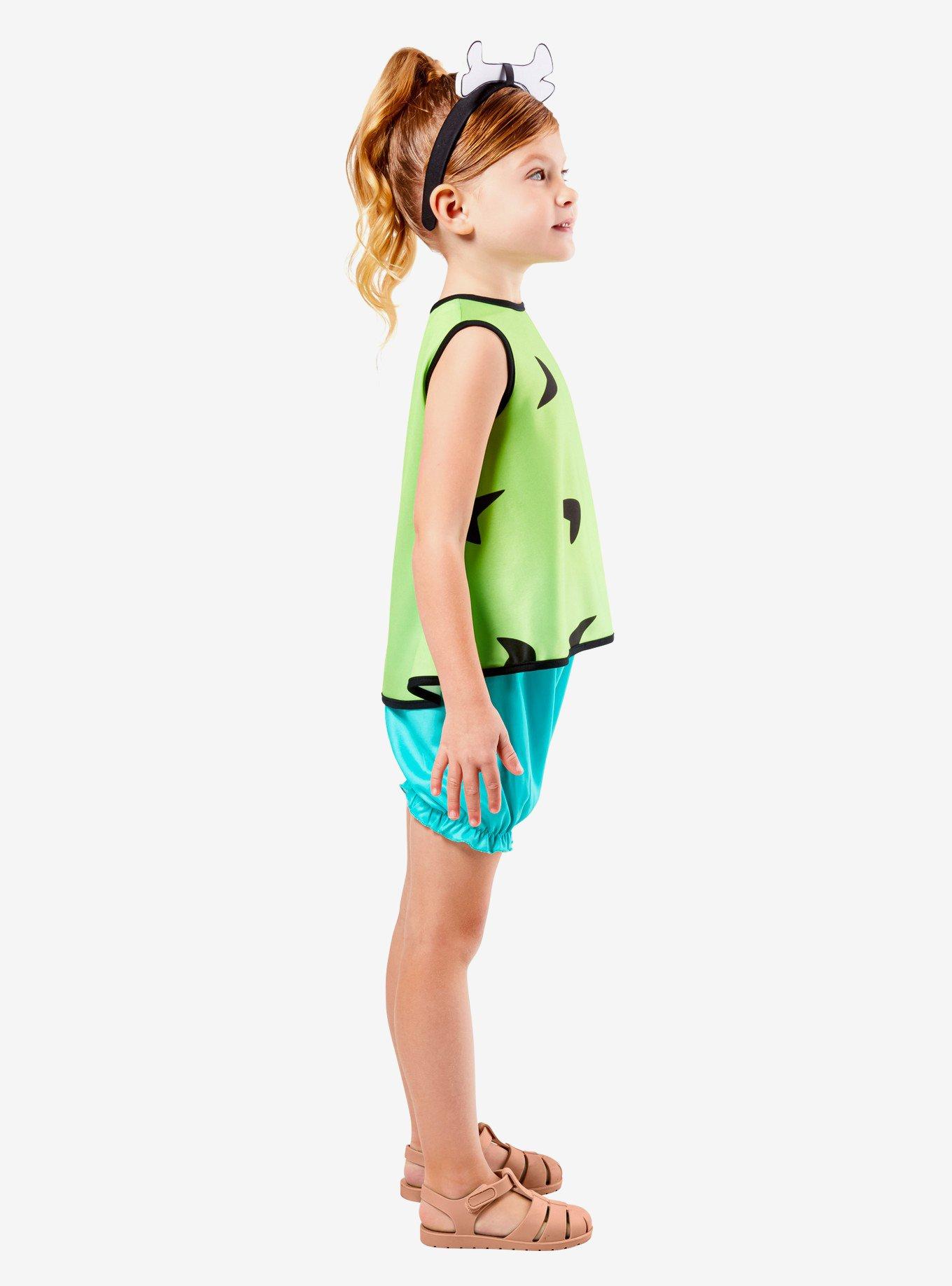 The Flintstones Pebbles Toddler Costume, GREEN, alternate