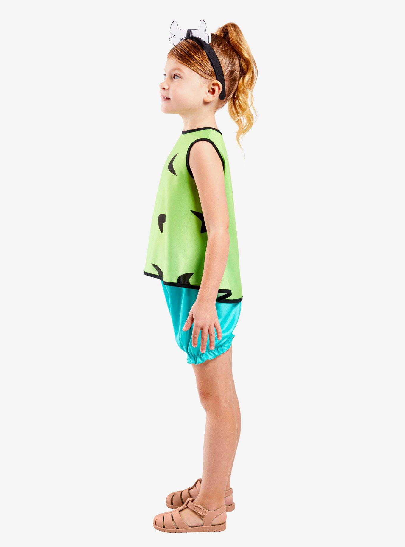 The Flintstones Pebbles Toddler Costume, GREEN, alternate