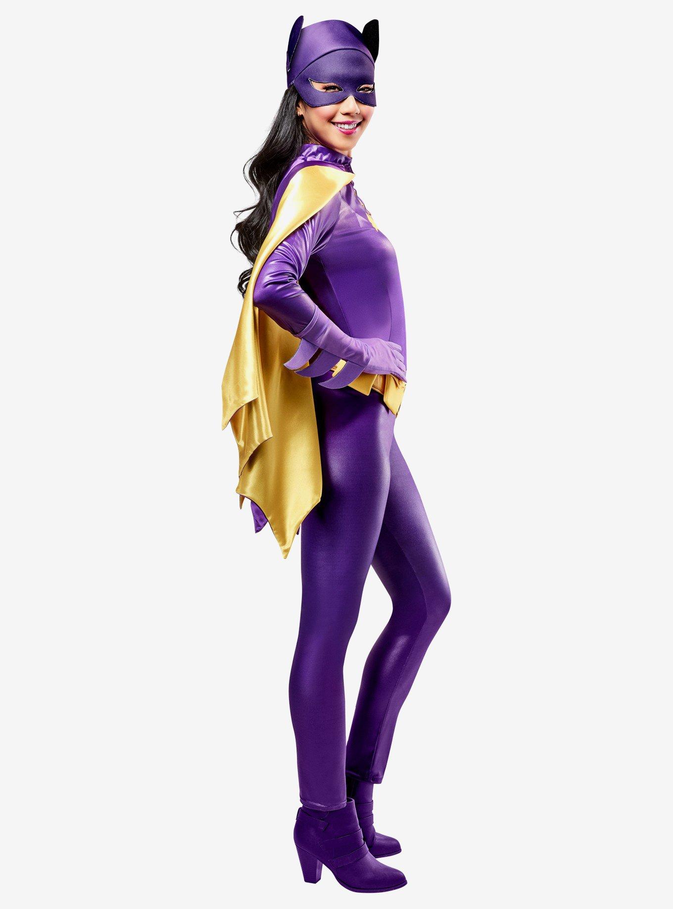 DC Comics Batgirl Classic 1966 Grand Heritage Adult Costume, PURPLE, alternate