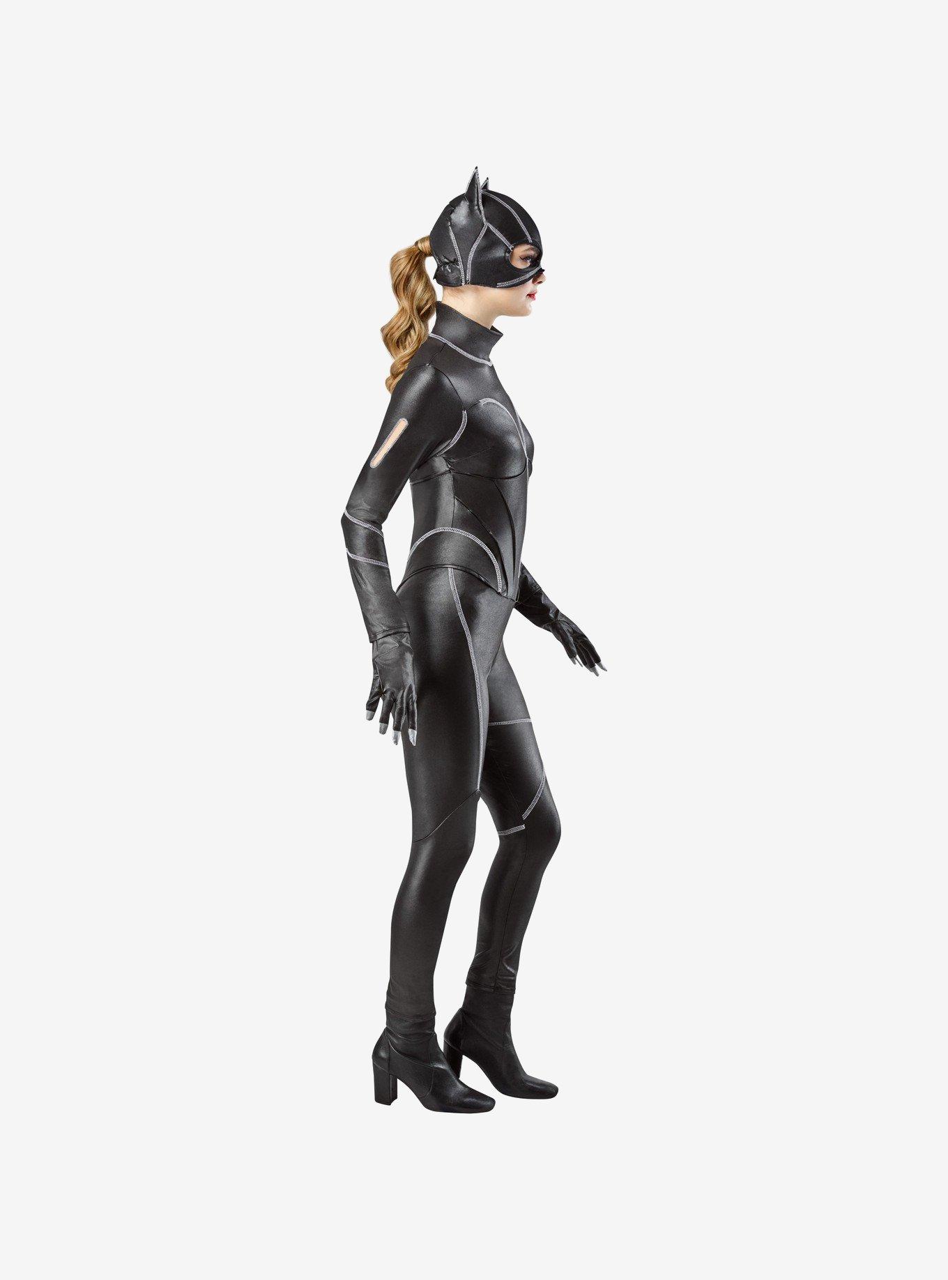 DC Comics Catwoman Adult Costume with Mask, BLACK, alternate