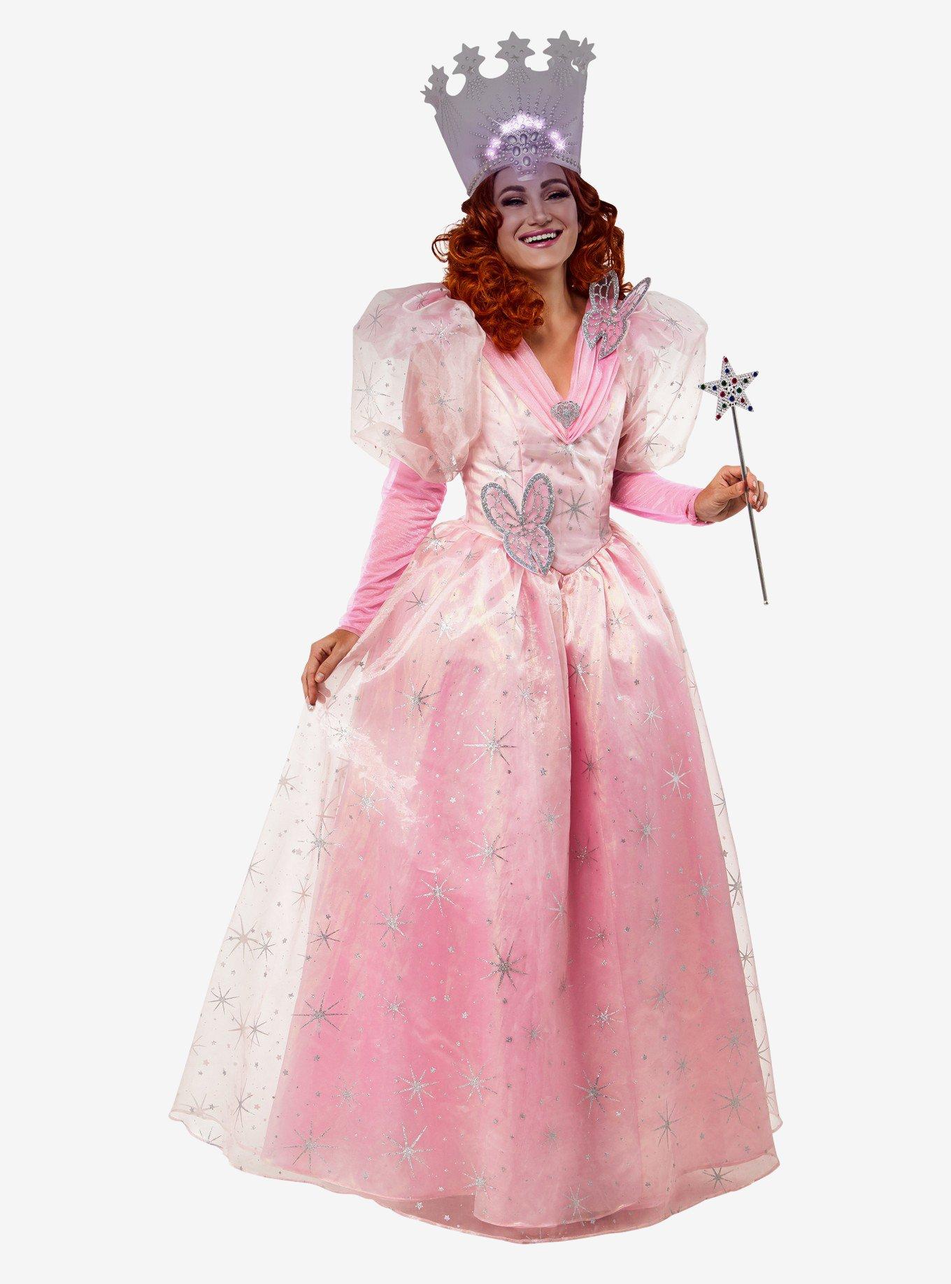 The Wizard of Oz Deluxe Glinda Adult Costume, PINK, alternate