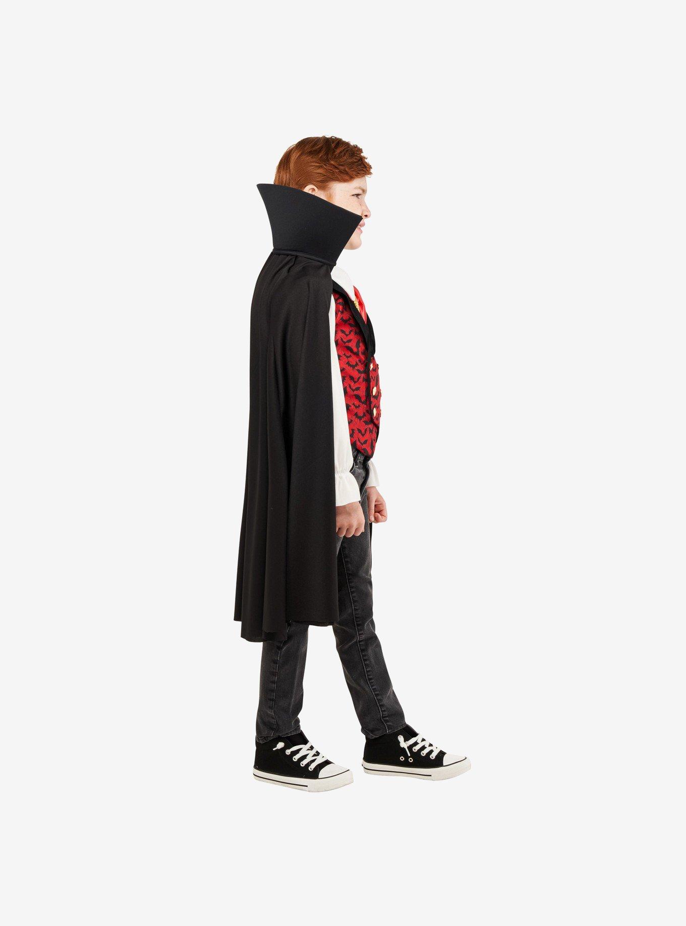 Vintage Vampire Youth Costume, BLACK, alternate