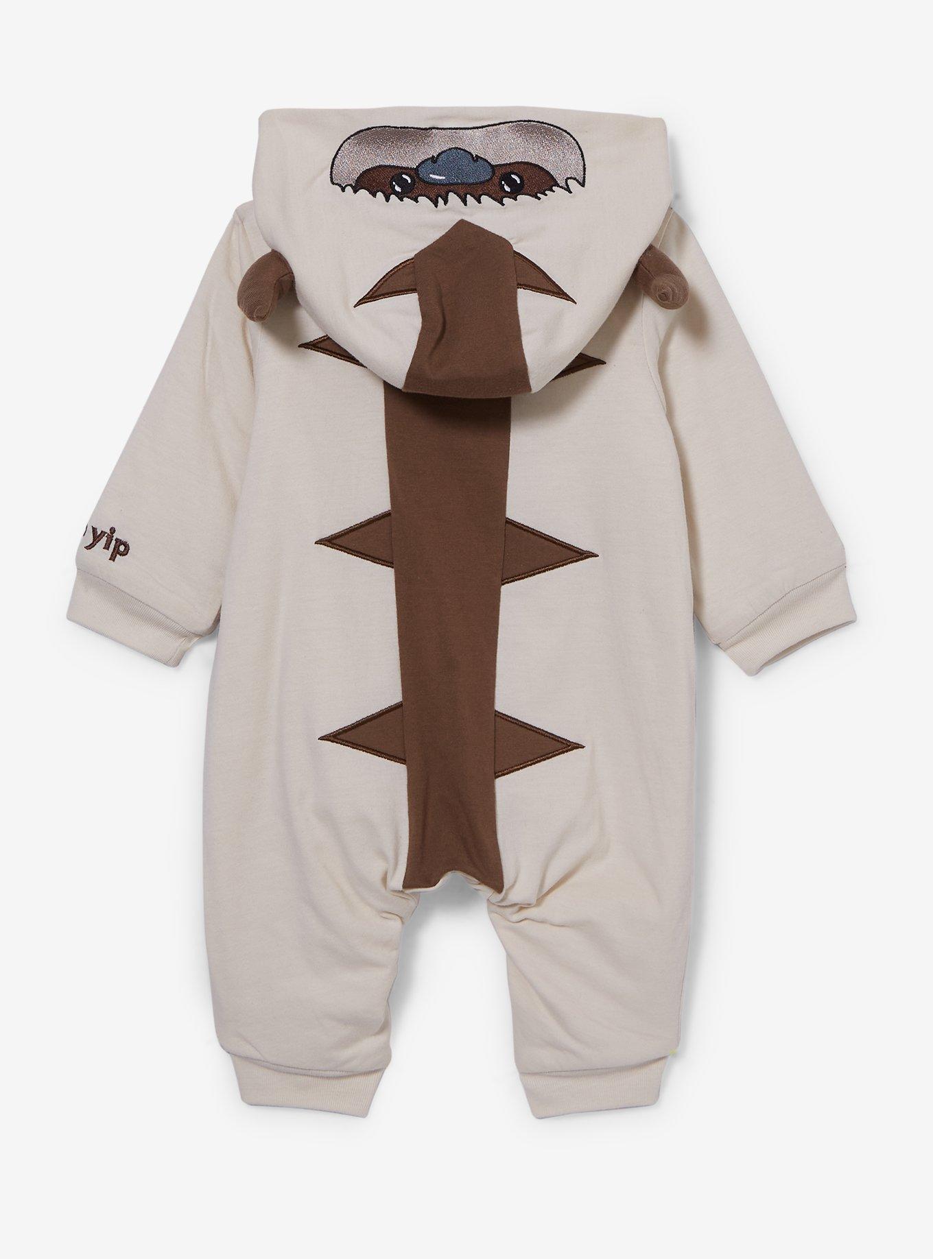 Avatar: The Last Airbender Appa Infant One-Piece, BROWN, alternate