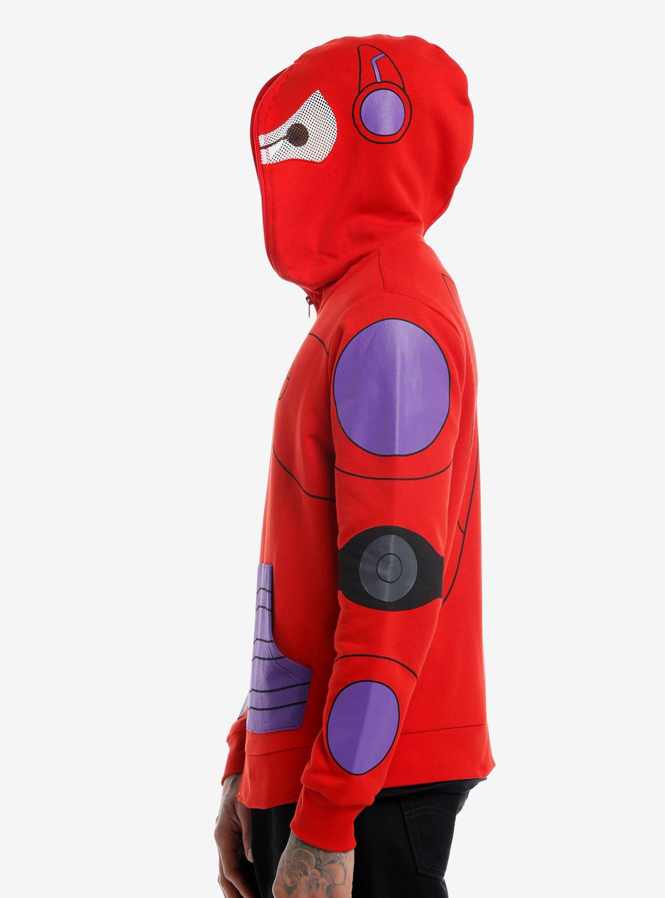 Disney Big Hero 6 Baymax Suit Cosplay Hoodie, MULTI, alternate