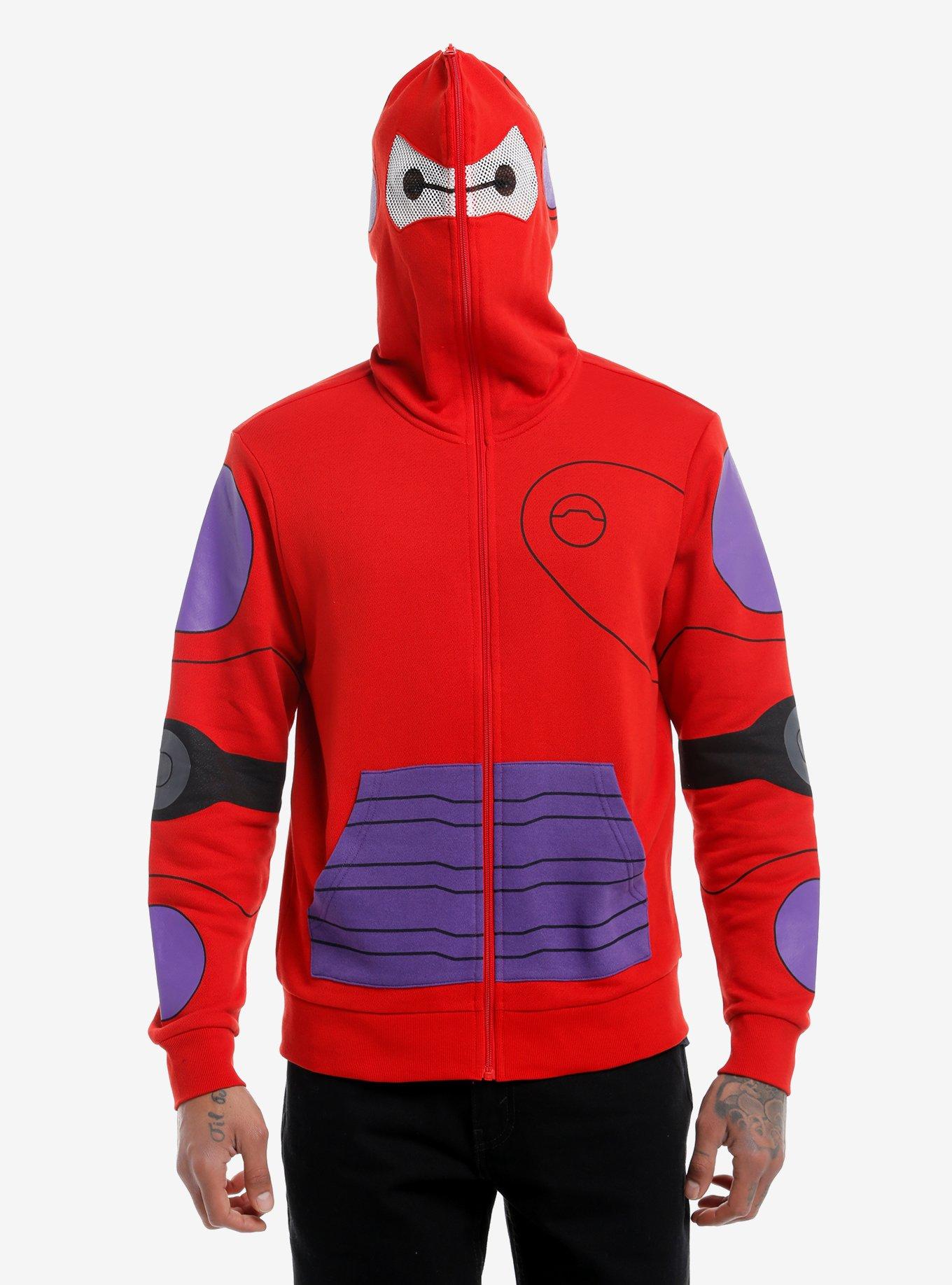 Disney Big Hero 6 Baymax Suit Cosplay Hoodie, MULTI, alternate