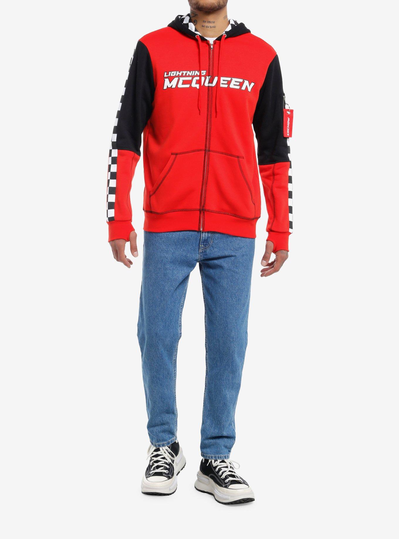 Disney Pixar Cars Lightning McQueen Color-Block Hoodie, MULTI, alternate
