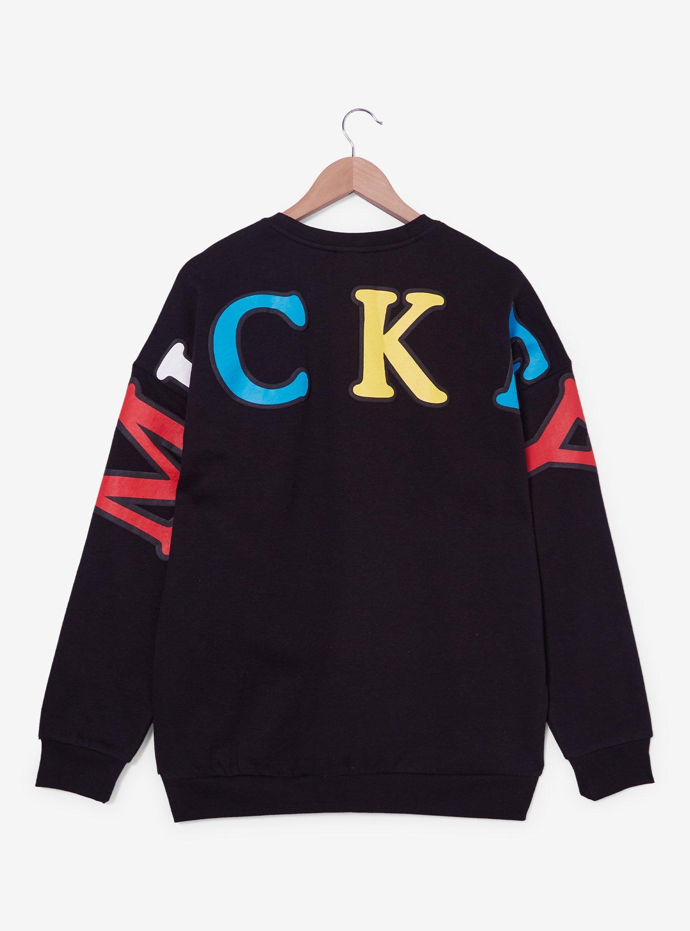 Disney Mickey Mouse Original Mouse Crewneck - BoxLunch Exclusive, BLACK, alternate