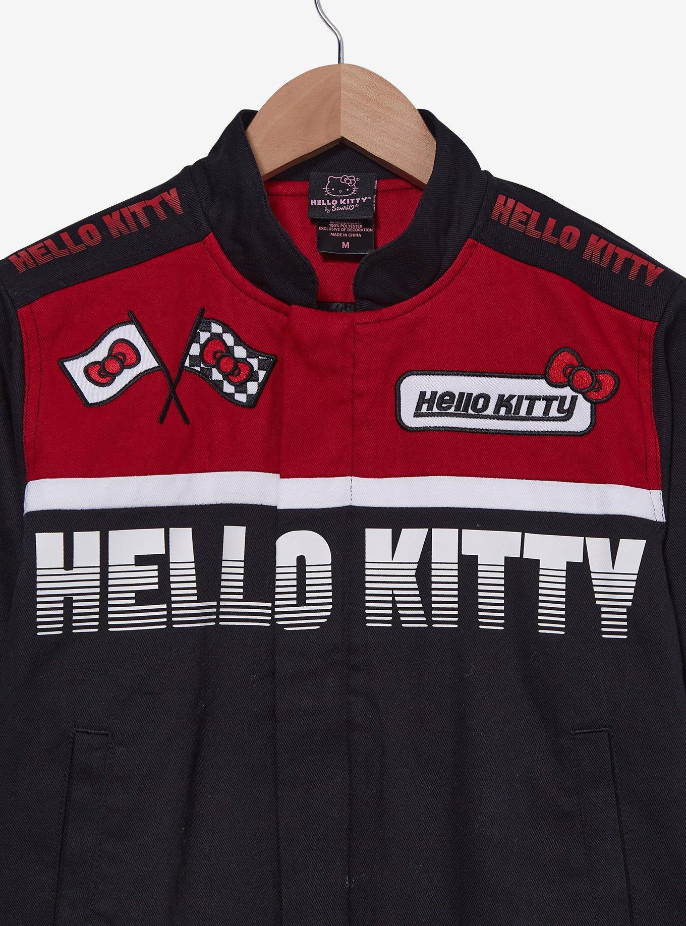 Sanrio Hello Kitty Flames Racing Cropped Women's Racing Jacket - BoxLunch Exclusive, , hi-res