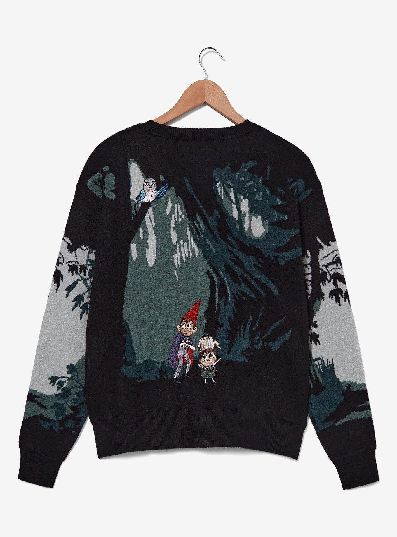 Over the Garden Wall Scenic Forest Women's Plus Size Cardigan &mdash; BoxLunch Exclusive, MULTI, alternate