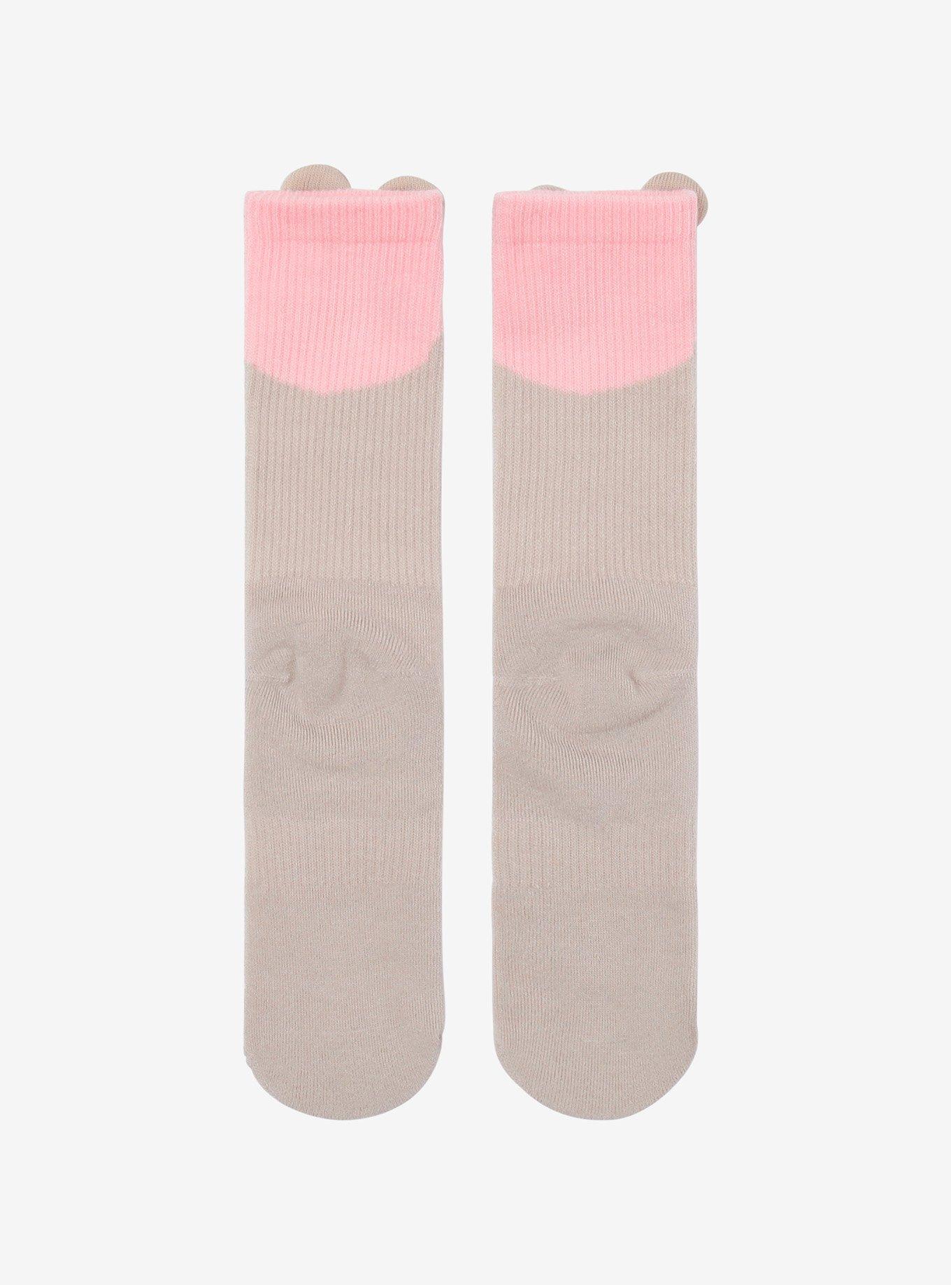 Snail 3D Eyes Crew Socks, , alternate