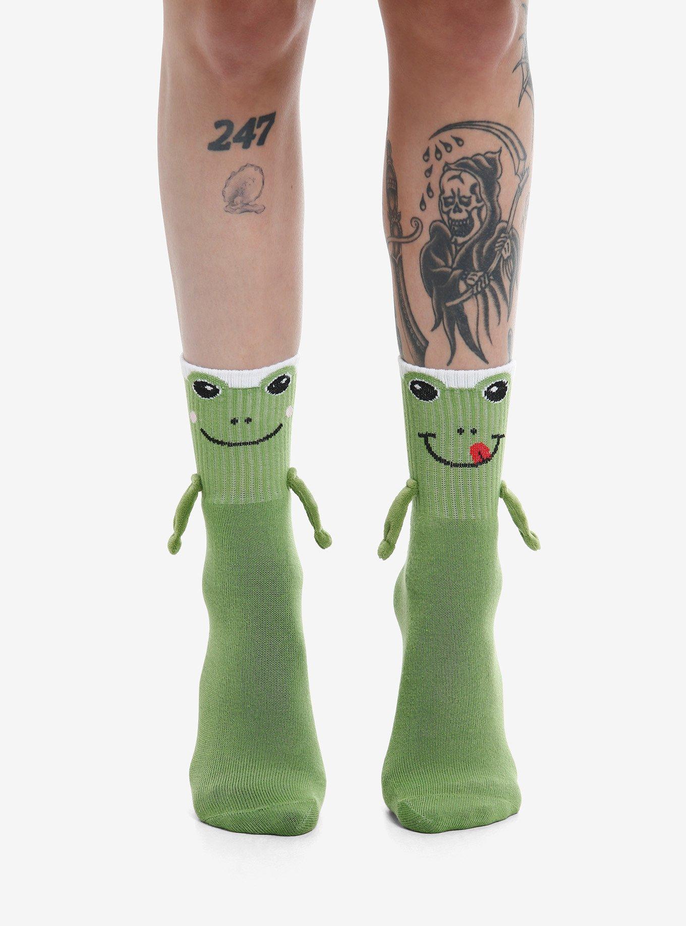 Frog Magnetic Arms Mismatch Crew Socks, , hi-res