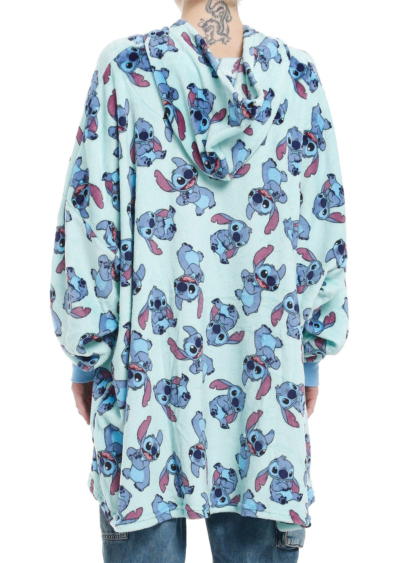 Disney Stitch Plush Oversized Hoodie, BLUE, alternate
