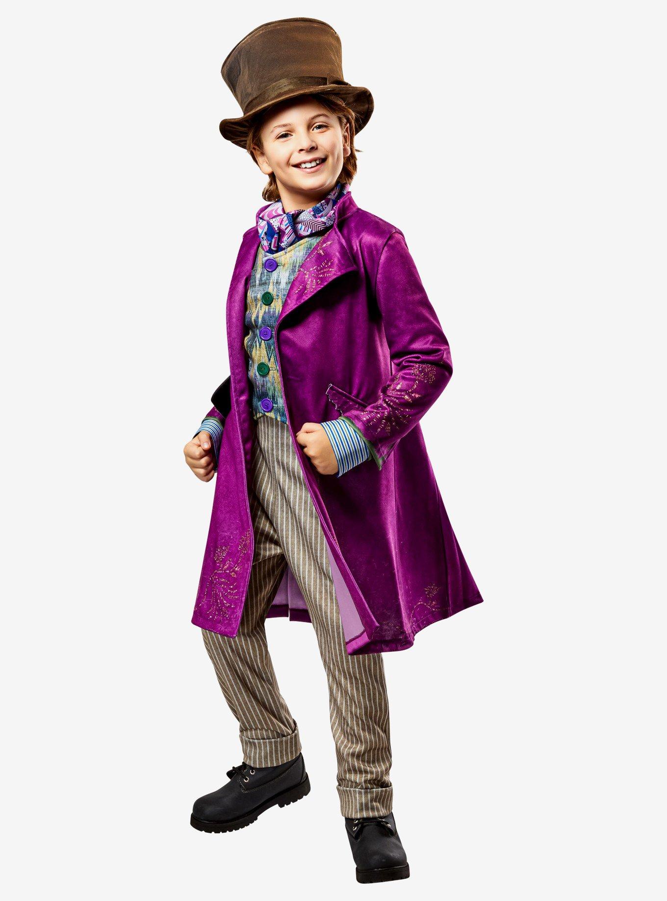 Willy Wonka Youth Costume, PURPLE, alternate