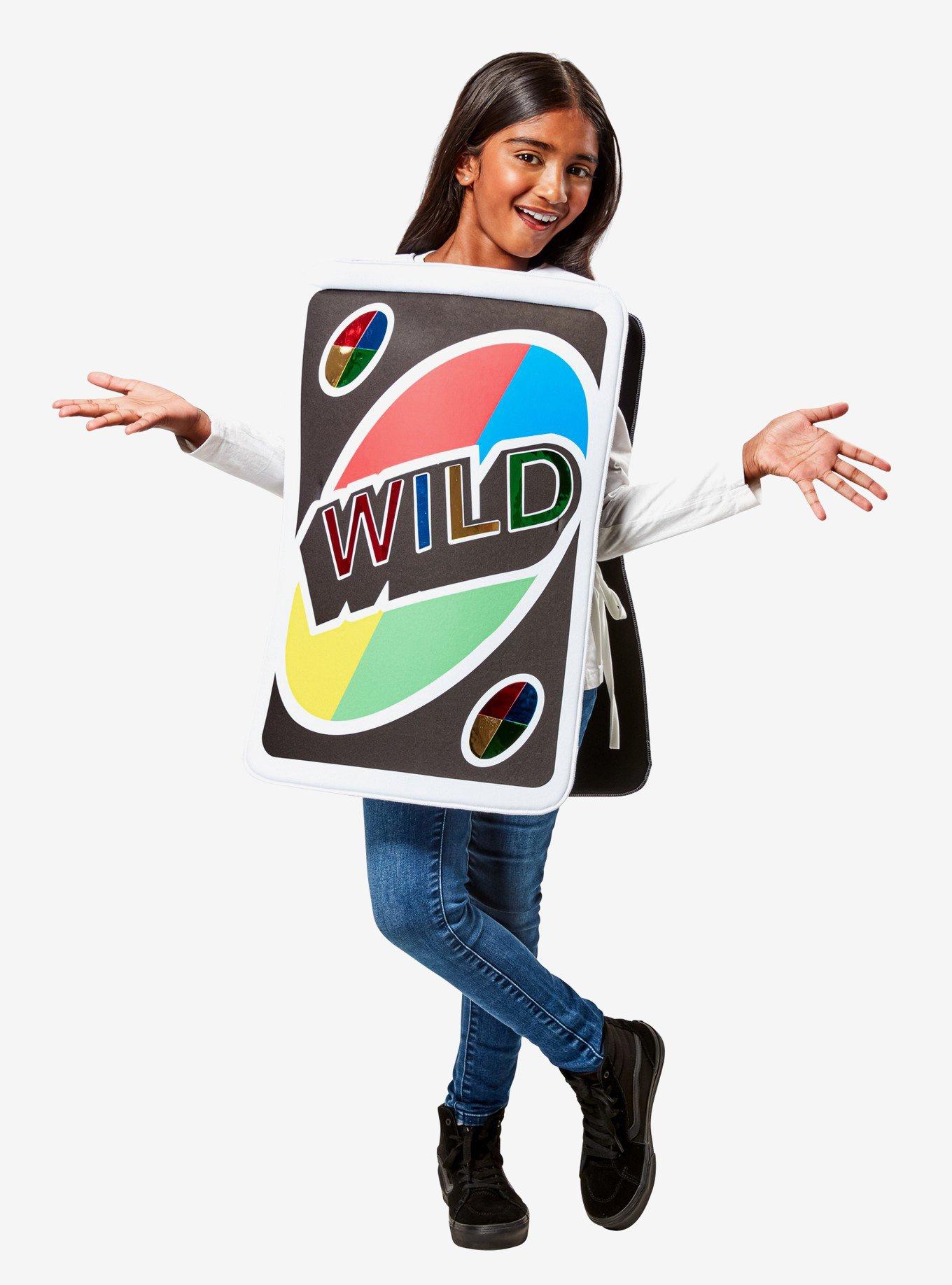 Mattel Uno Wild Card Youth Costume, , alternate