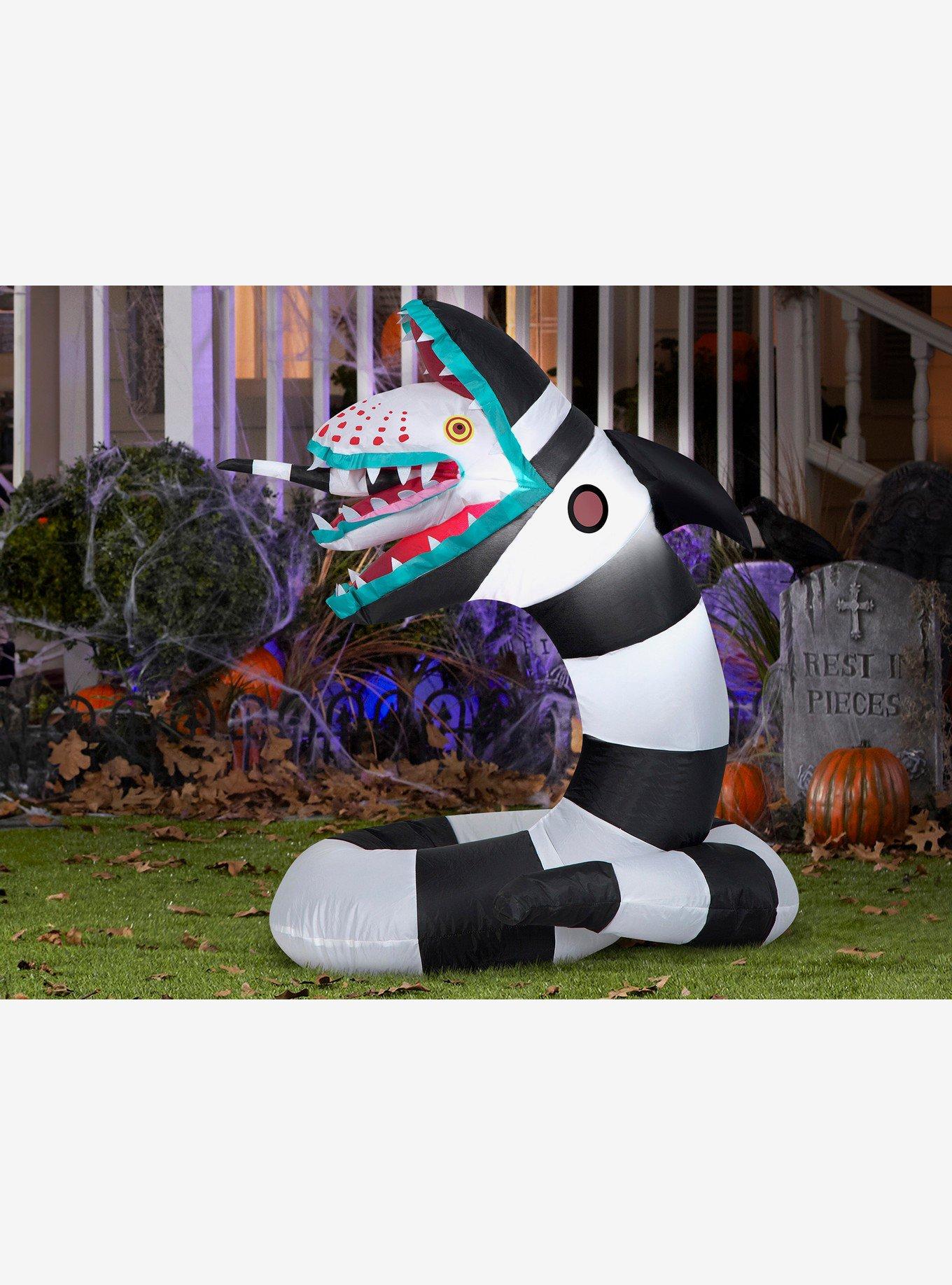 Beetlejuice Sandworm Small Light-Up Inflatable Decor, , alternate