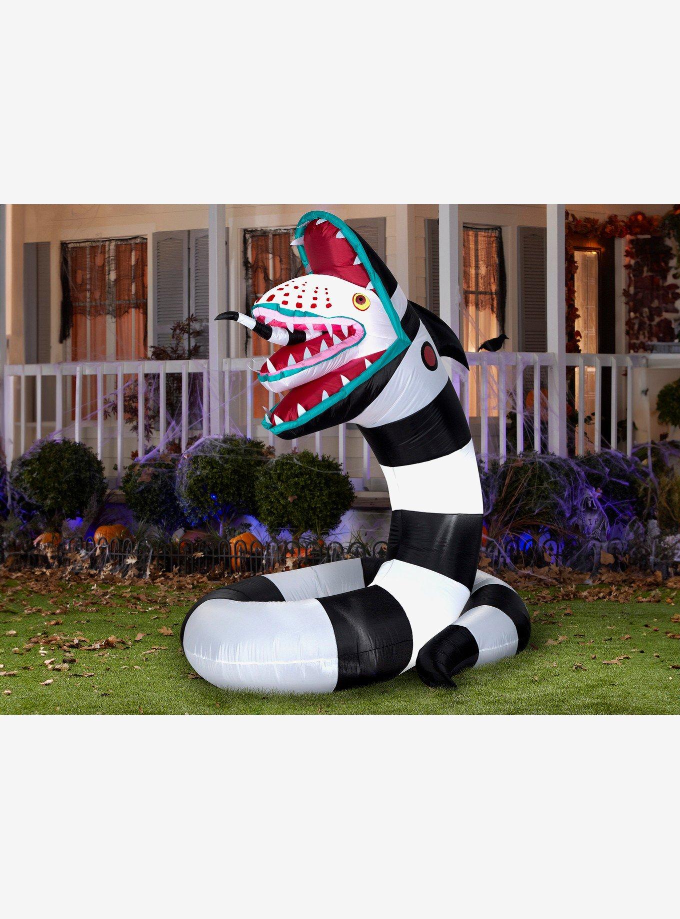 Beetlejuice Sandworm Large Light-Up Inflatable Decor, , alternate