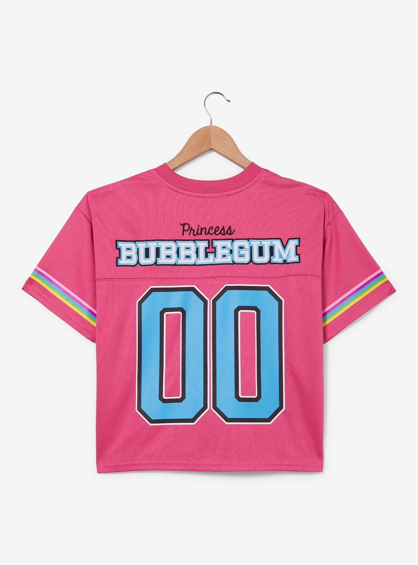 Adventure Time Princess Bubblegum Women's Cropped Football Jersey - BoxLunch Exclusive, , hi-res
