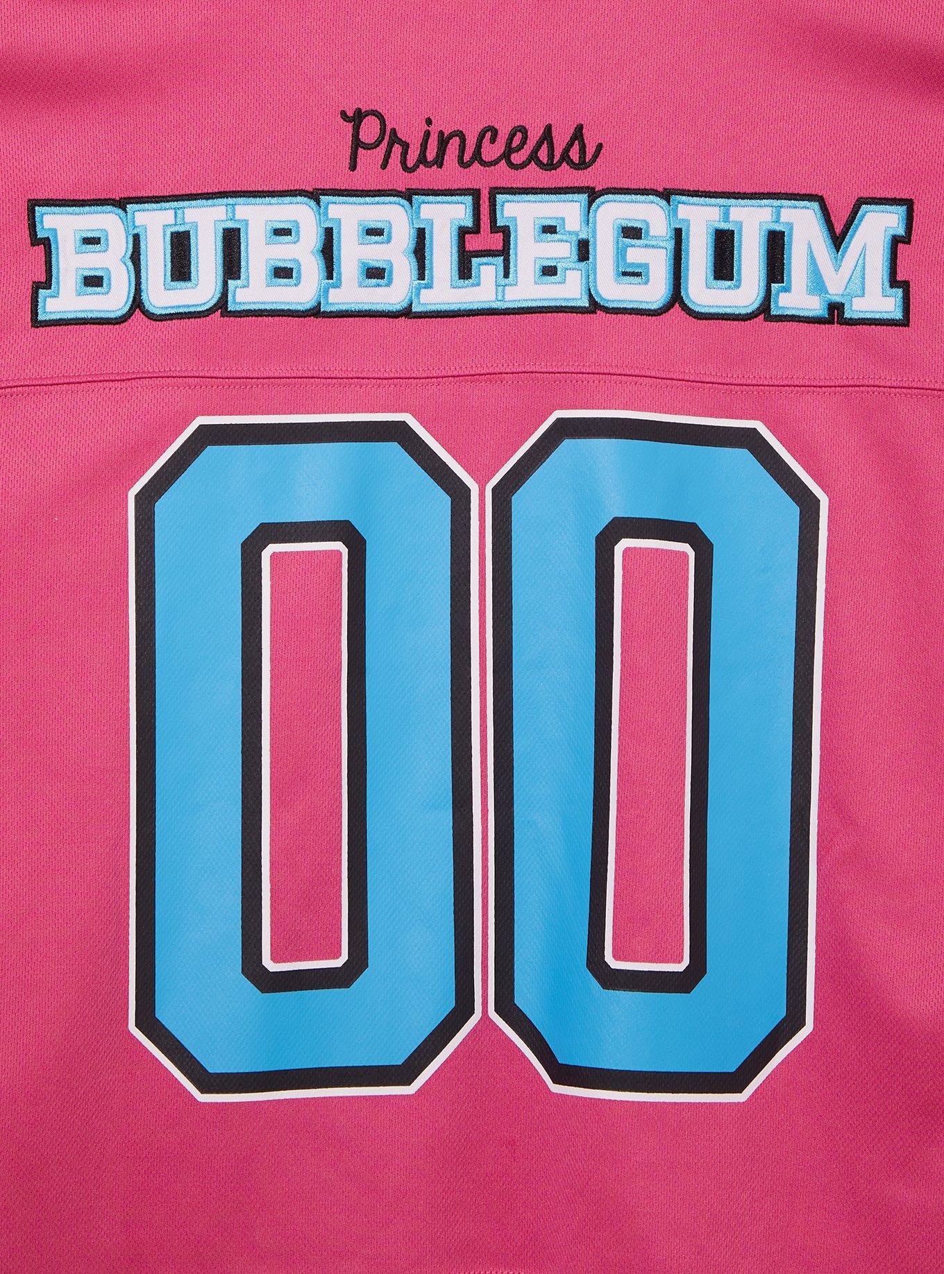 Adventure Time Princess Bubblegum Women's Cropped Football Jersey - BoxLunch Exclusive, PINK, alternate