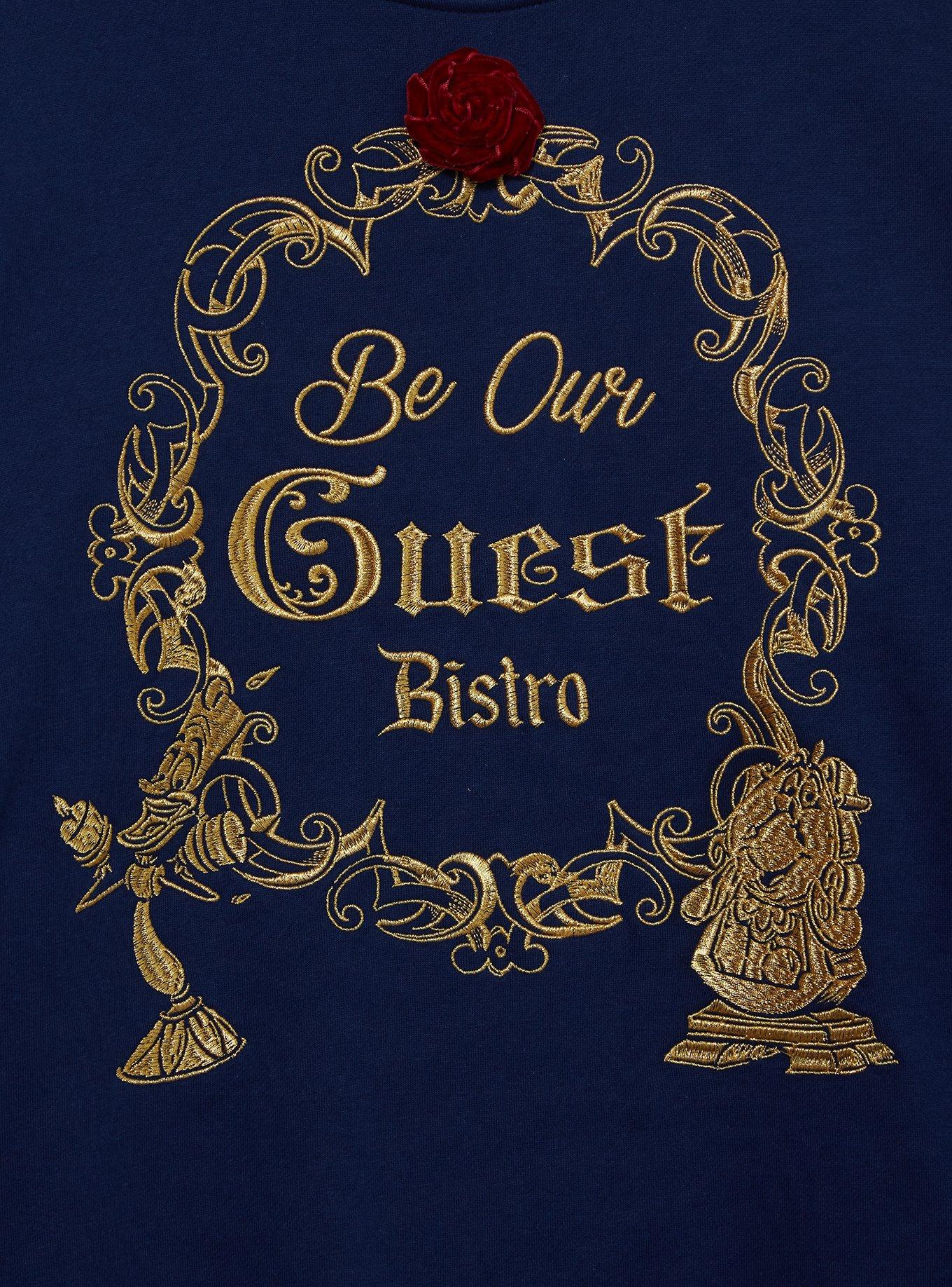 Disney Beauty and the Beast Be Our Guest Crewneck — BoxLunch Exclusive, , hi-res