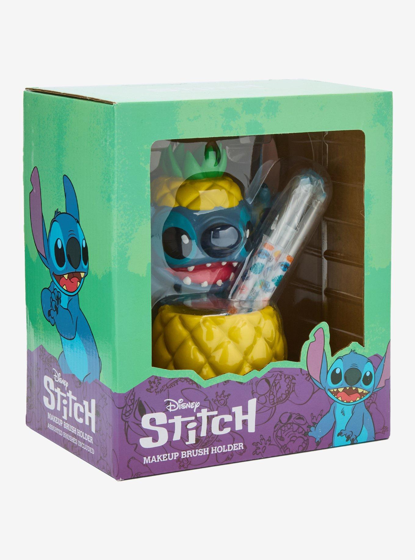 Disney Lilo & Stitch Pineapple Jar & Cosmetic Brush Set &mdash; BoxLunch Exclusive, , alternate
