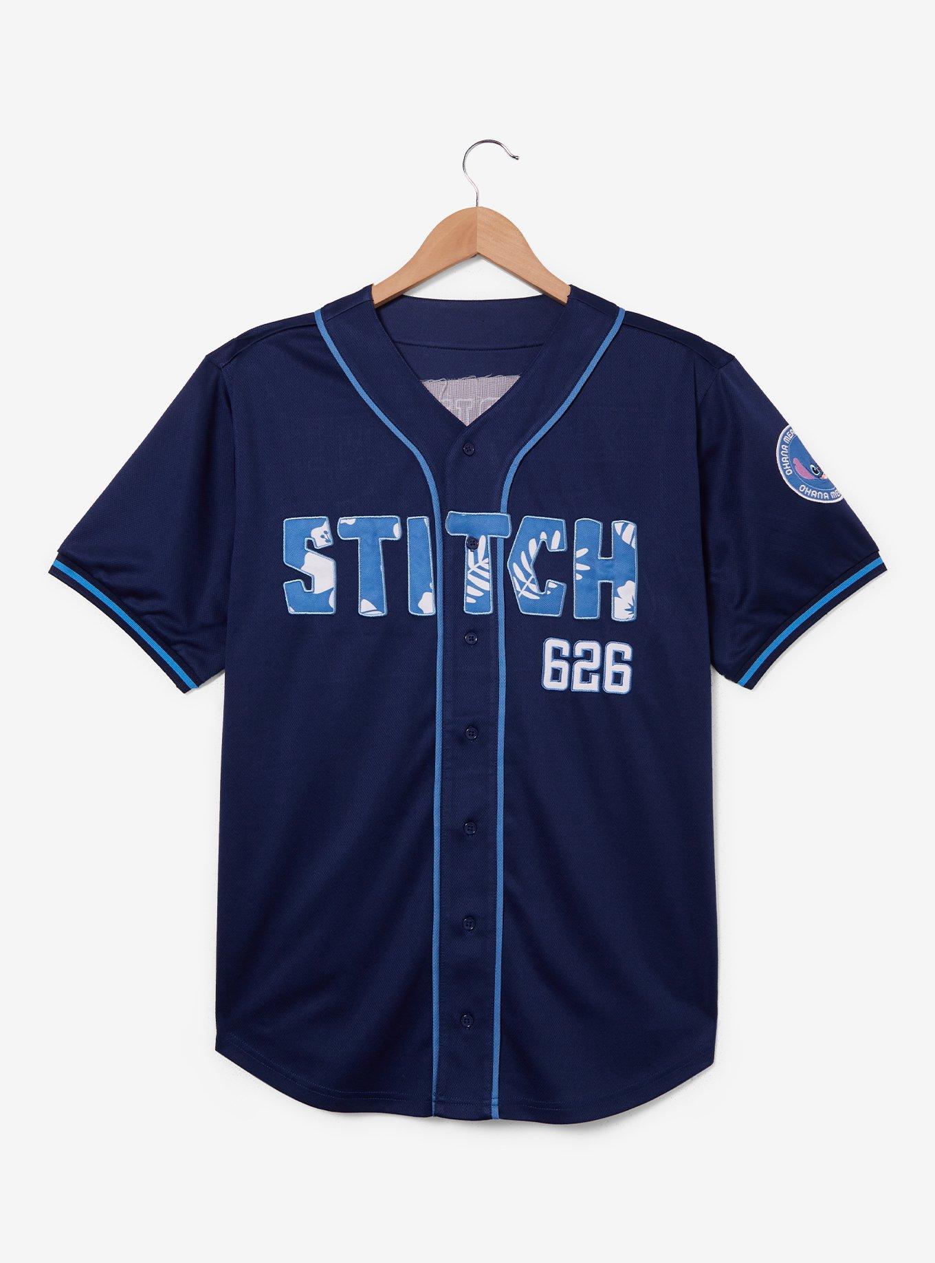 Disney Lilo & Stitch Stitch Baseball Jersey - BoxLunch Exclusive, , hi-res