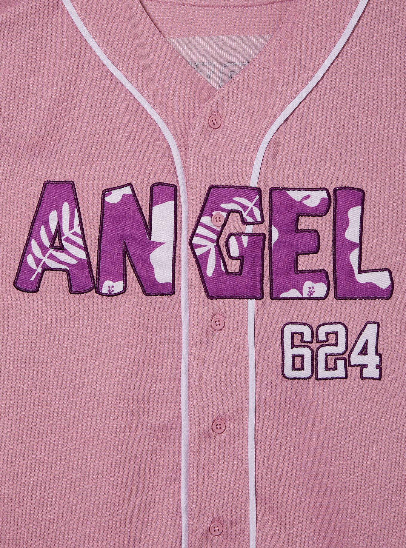 Disney Lilo & Stitch Angel Baseball Jersey - BoxLunch Exclusive, BLUE, alternate