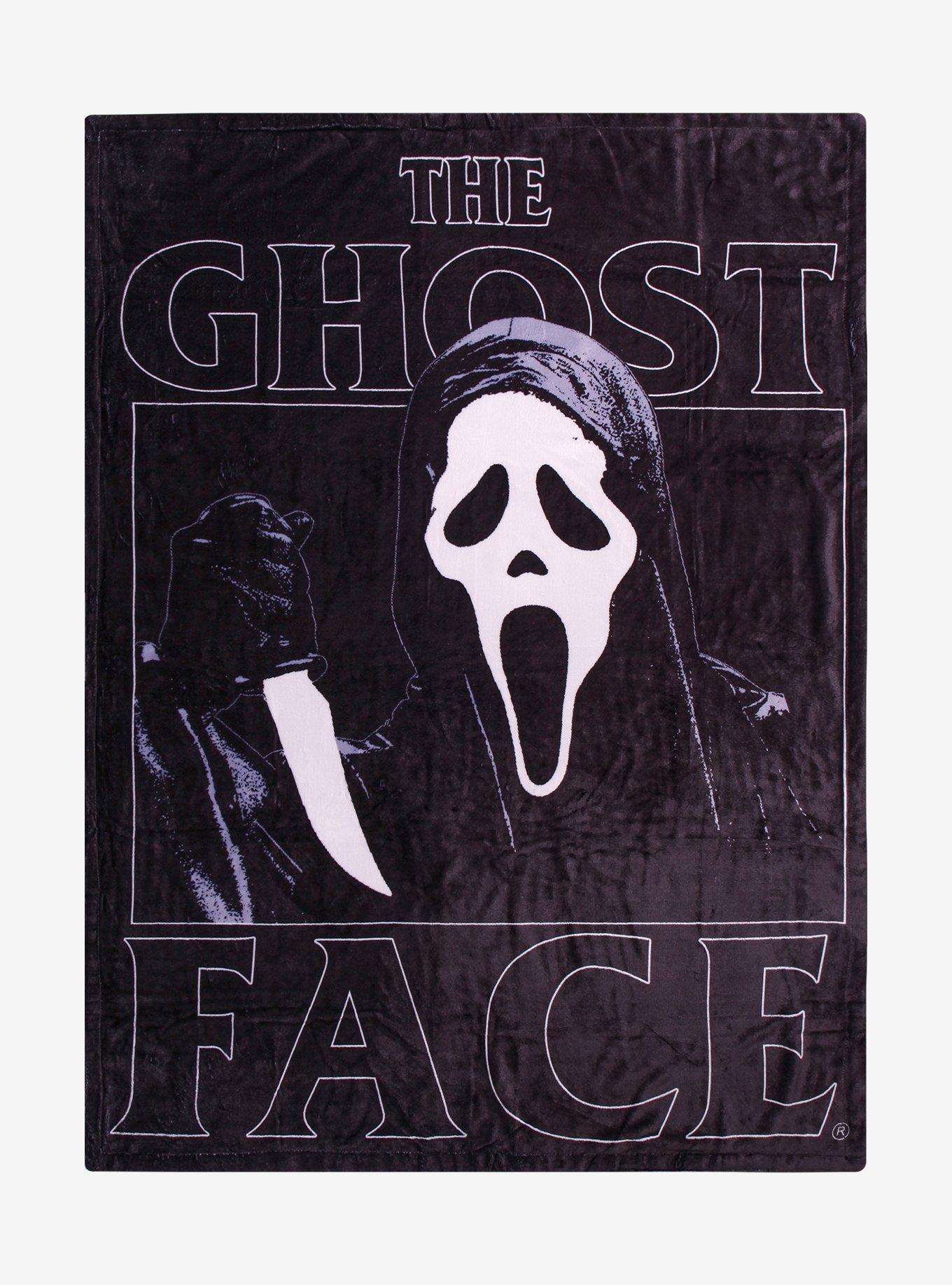 Scream Ghostface Allover Print Double Sided Fleece Throw, , hi-res