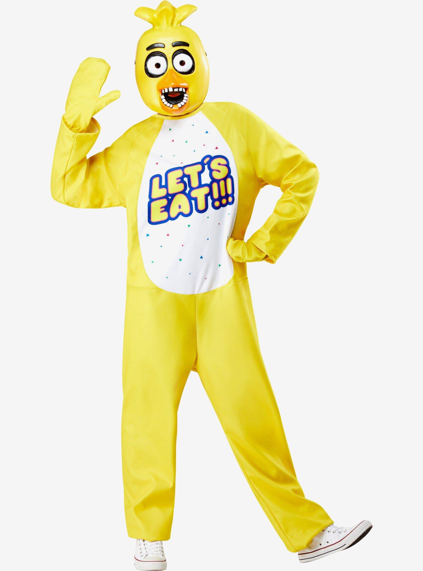 Five Nights at Freddy's Adult Chica Costume, BRIGHT YELLOW, alternate