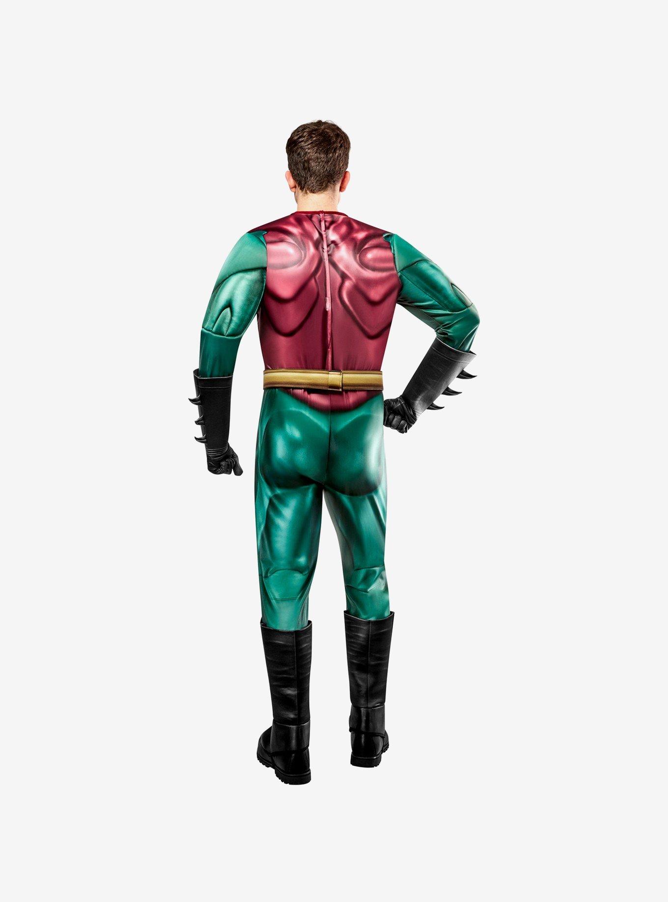 DC Comics Batman Forever Deluxe Robin Adult Costume, BLACK, alternate