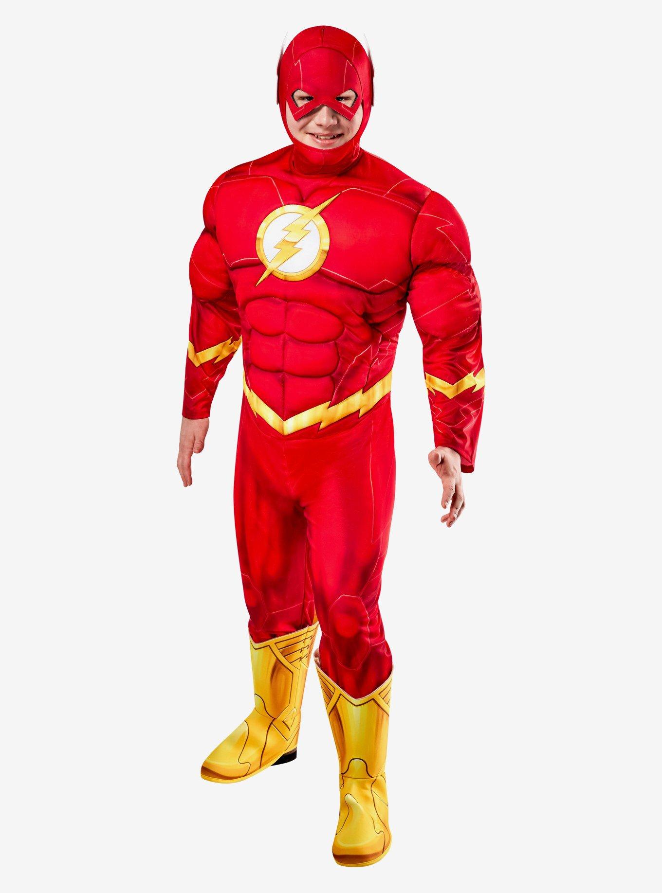 DC Comics The Flash Muscle Chest Adult Big and Tall Costume, , alternate