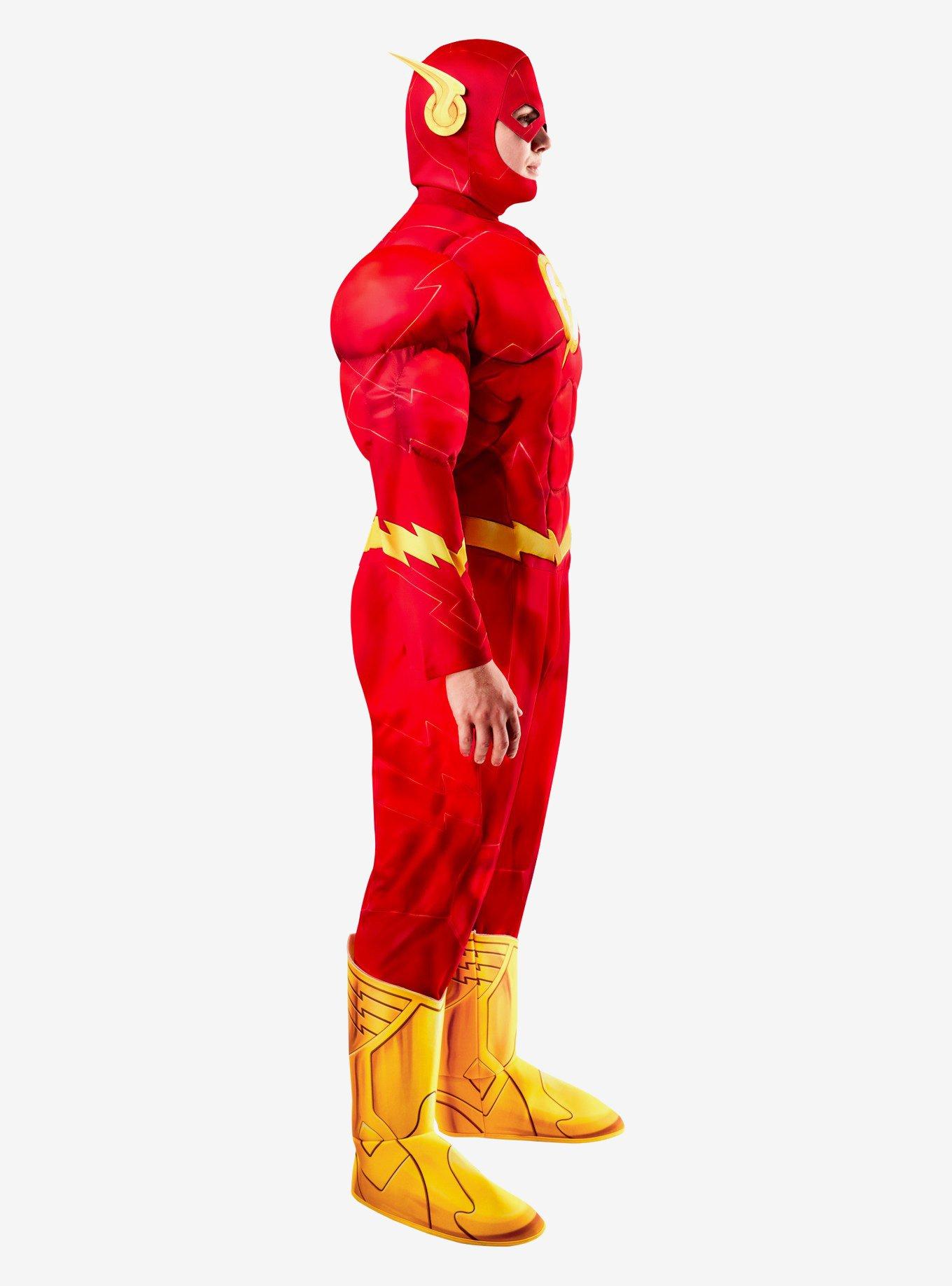 DC Comics The Flash Muscle Chest Adult Big and Tall Costume, , alternate